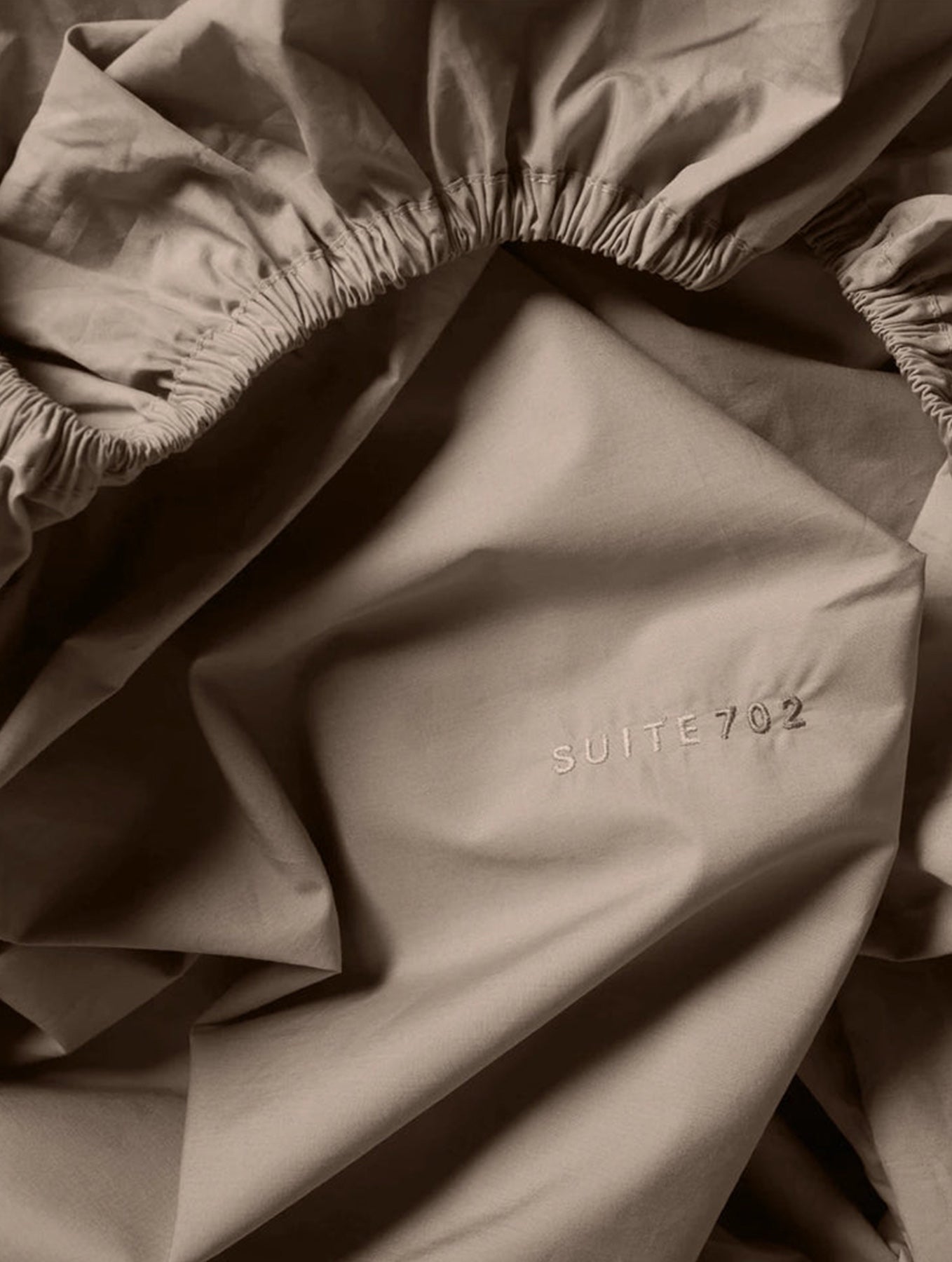 Spannbettlaken Baumwolle - Camel