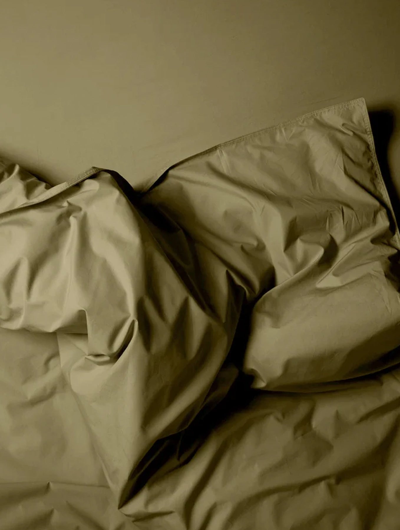 Bettbezug Baumwolle - Olive Green