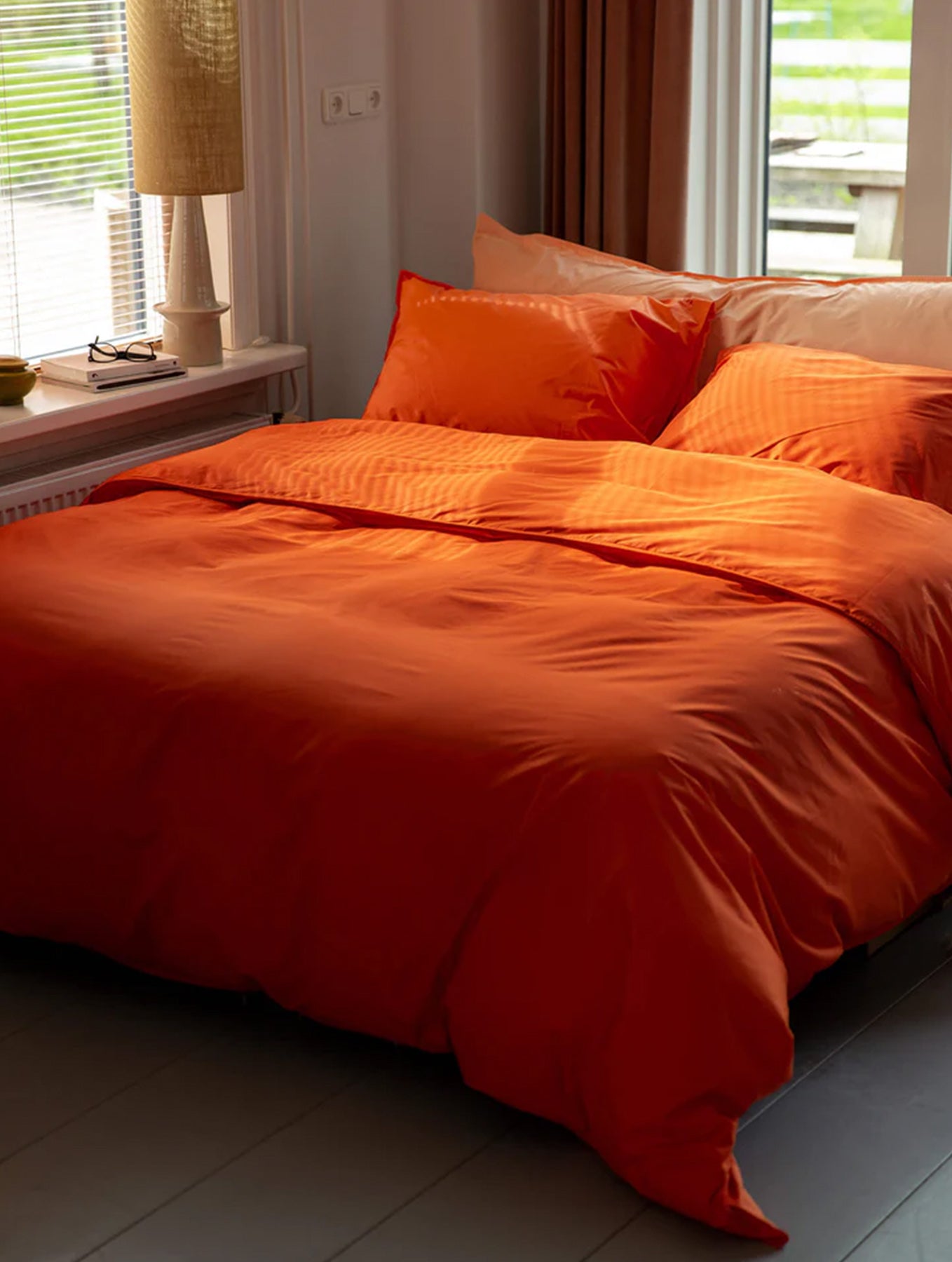 Bettbezug Baumwolle - Poppy Orange