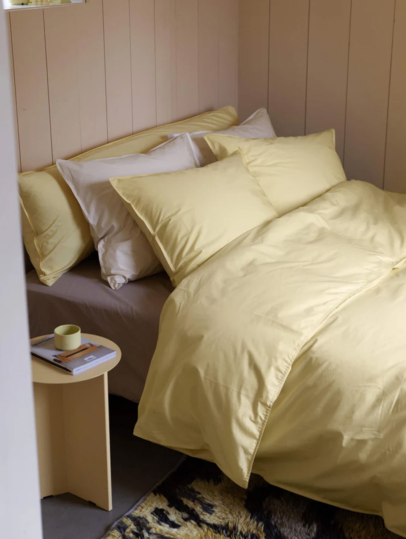 Kissenbezug Baumwolle - Butter Yellow