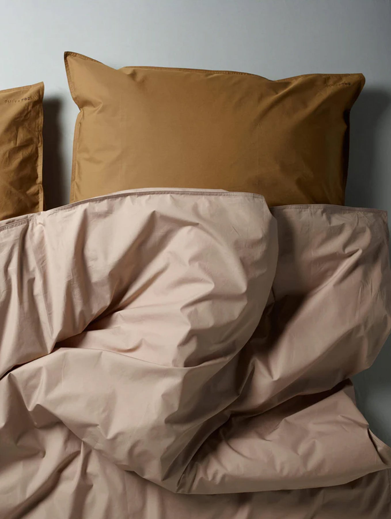 Kissenbezug Baumwolle - Khaki Gold