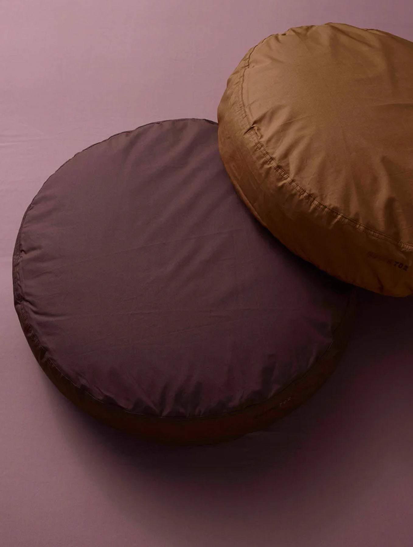 Kissenbezug Baumwolle - "bigDOT" - Khaki Gold