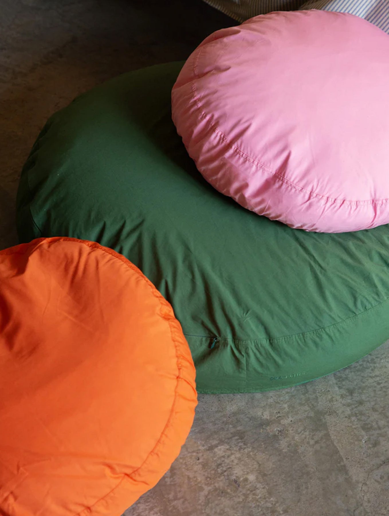 Kissenbezug Baumwolle - "Really bigDOT" - Forest Green