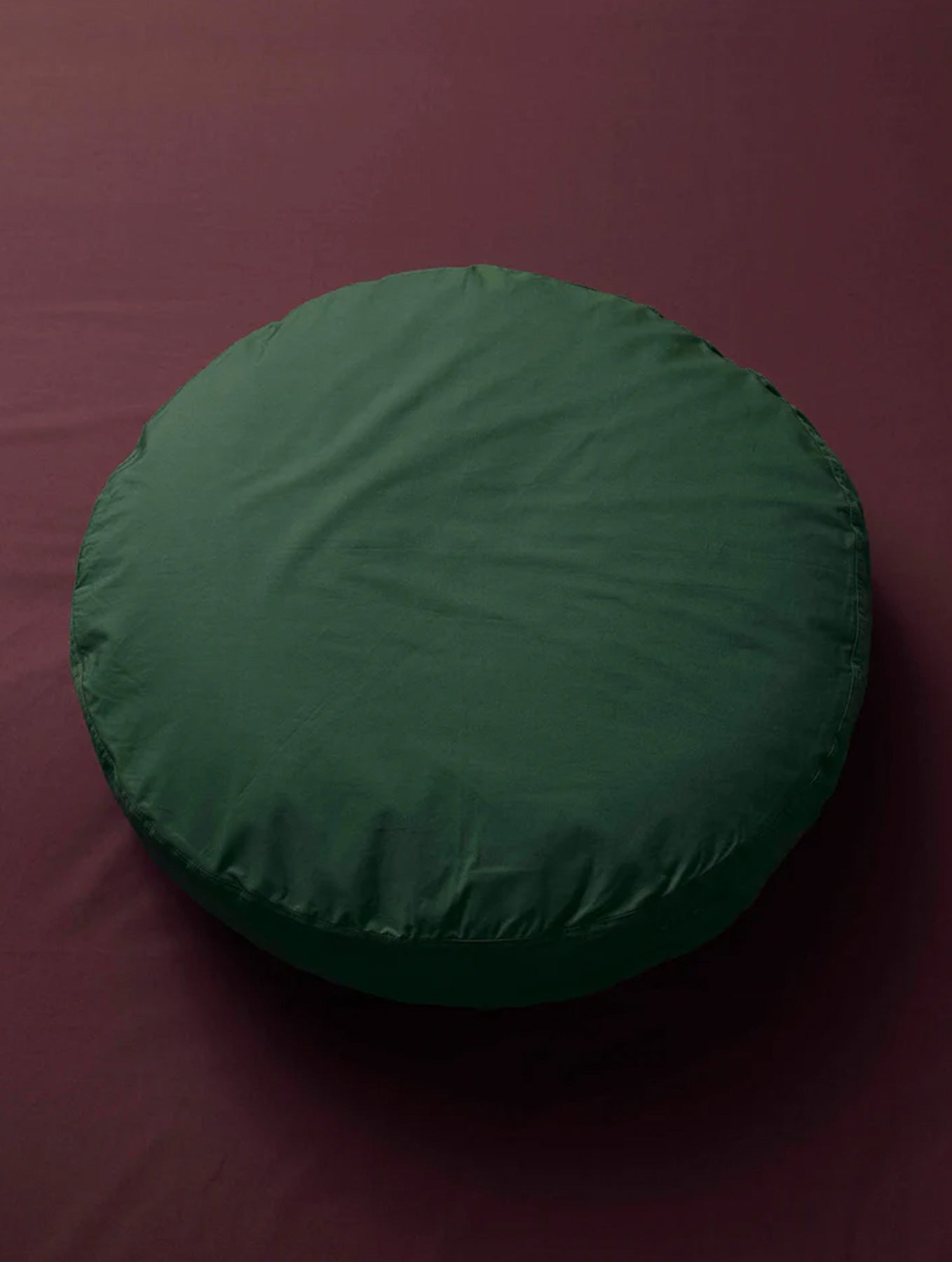 Kissenbezug Baumwolle - "Really bigDOT" - Forest Green