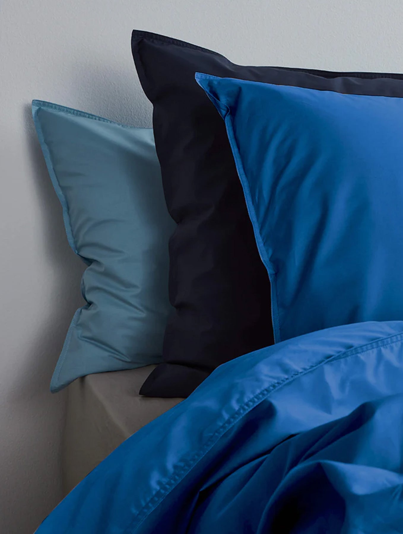 Kissenbezug Baumwolle - Cobalt Blue