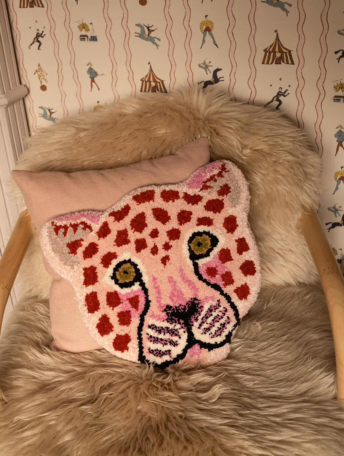 Wollteppich "Tapis Amis" - Tierköpfe