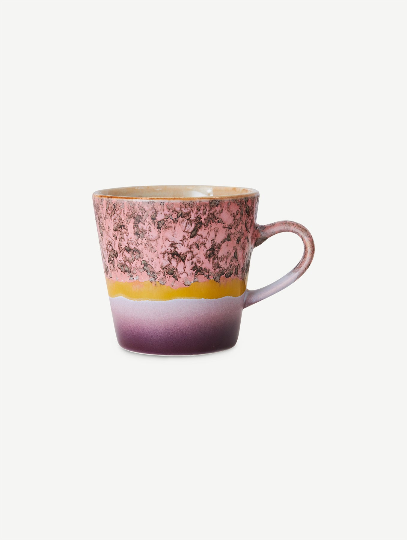 Cappuccino Tasse 70's - Keramik - Serie "Solid"