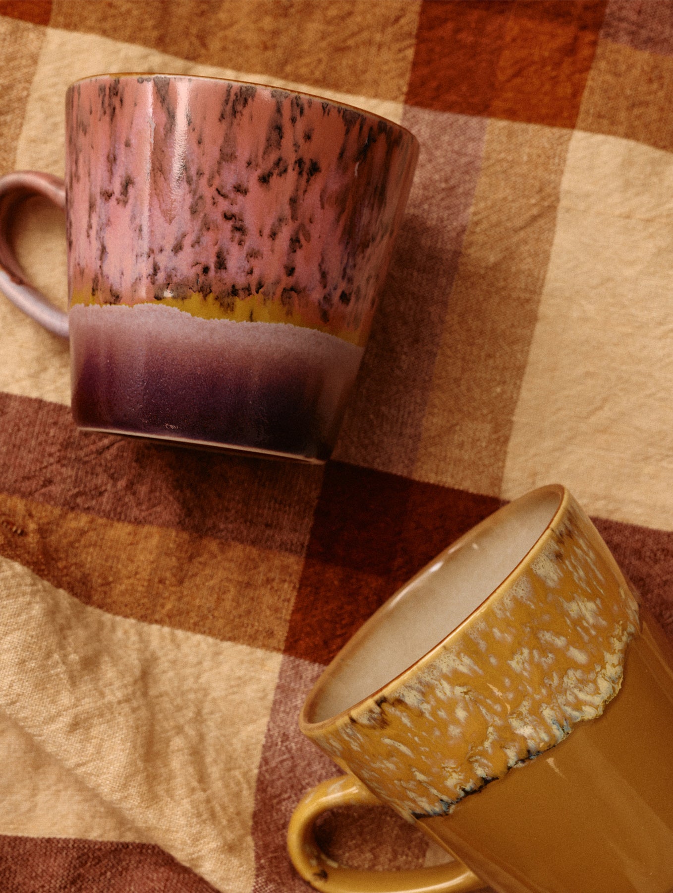 Cappuccino Tasse 70's - Keramik - Serie "Solid"