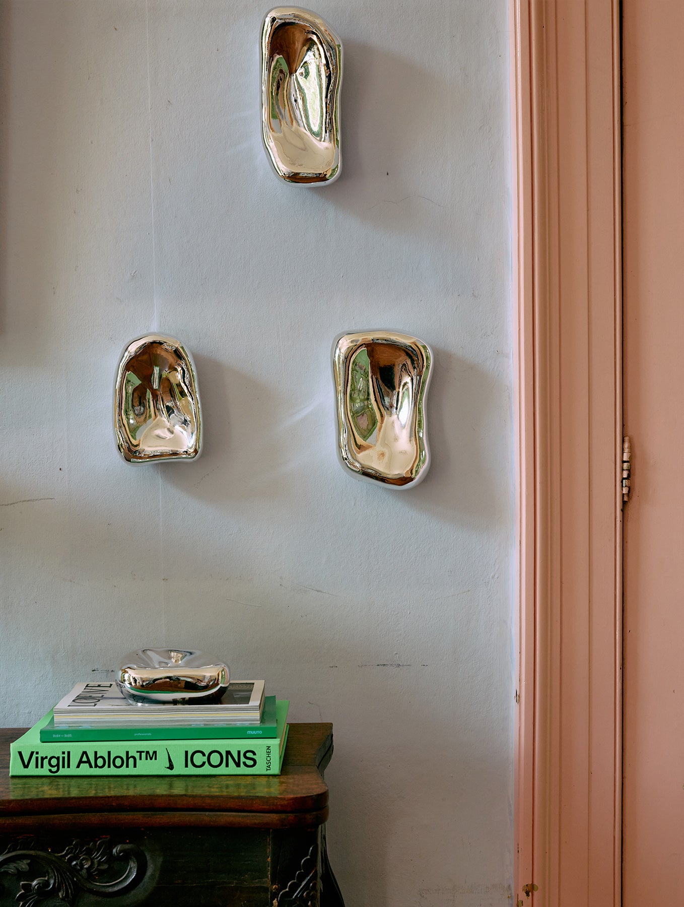 Glasskulpturen Chrome - 4-er-Set