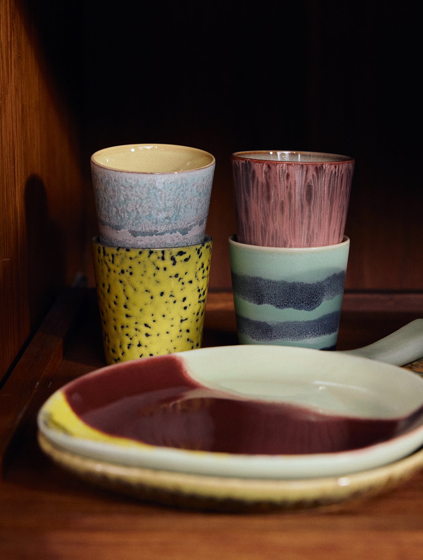 Kaffeebecher 70's - Keramik | Serie "Artistic"