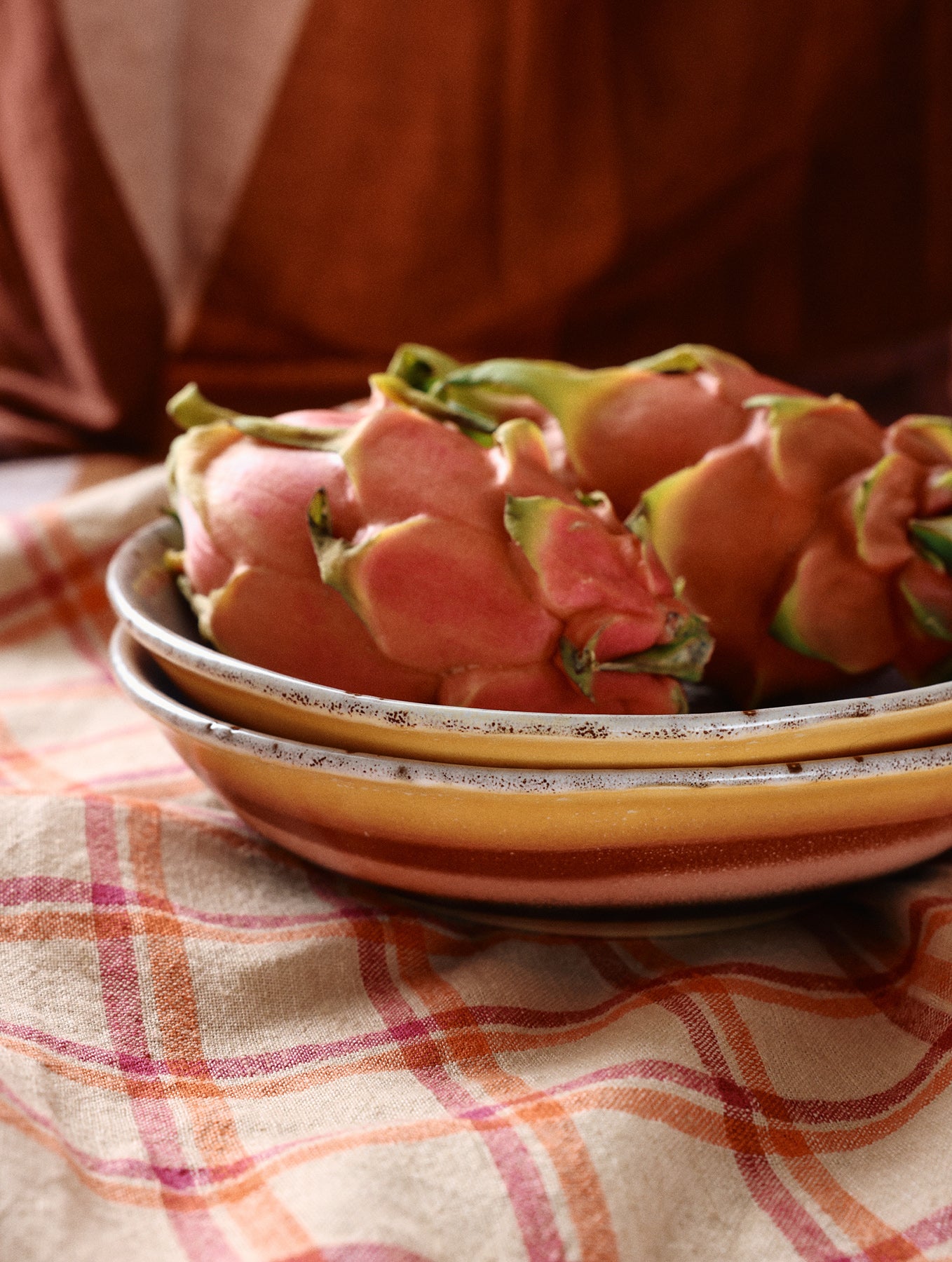 Curry Bowl 70's - "Hibiscus" - Keramik