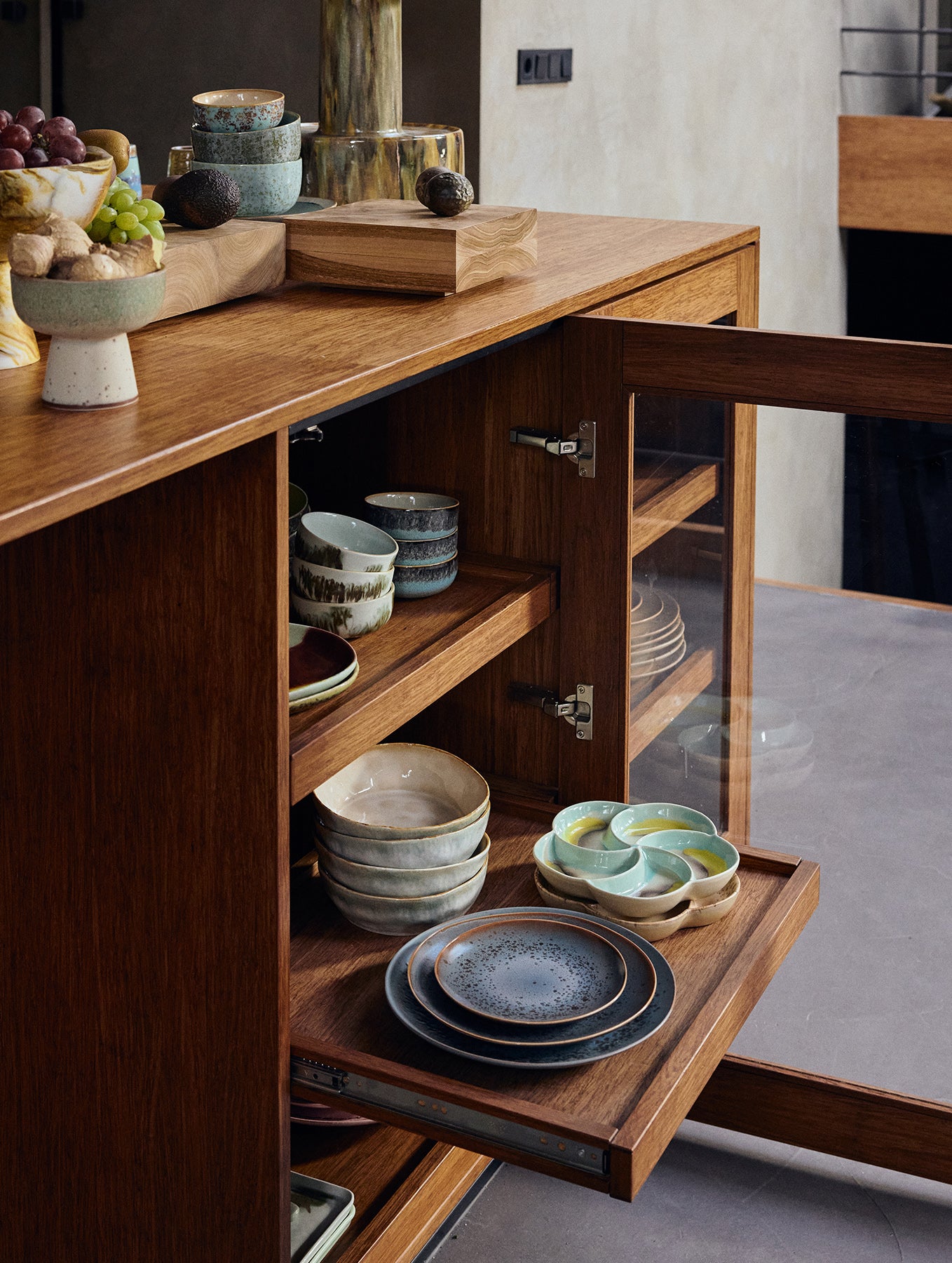 Pasta Bowl 70's - Keramik - "Petal"