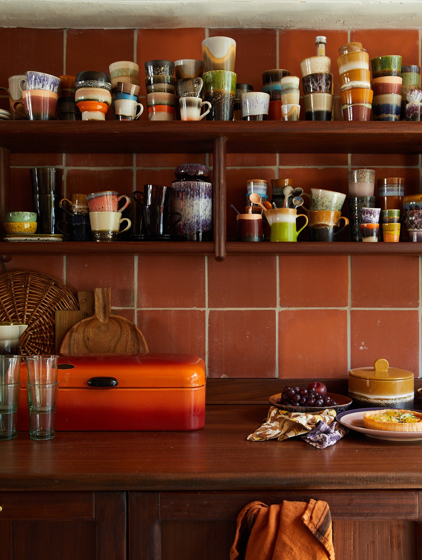 Cappuccino Tasse 70's - Keramik - Serie "Verve"