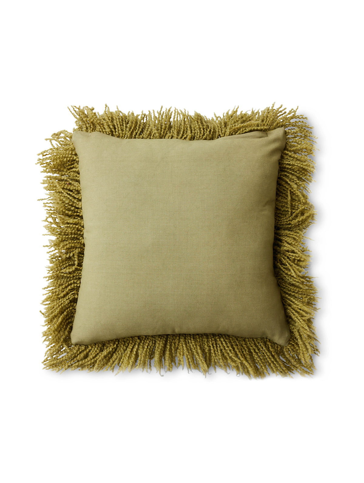 Fluffy Kissen – Olive