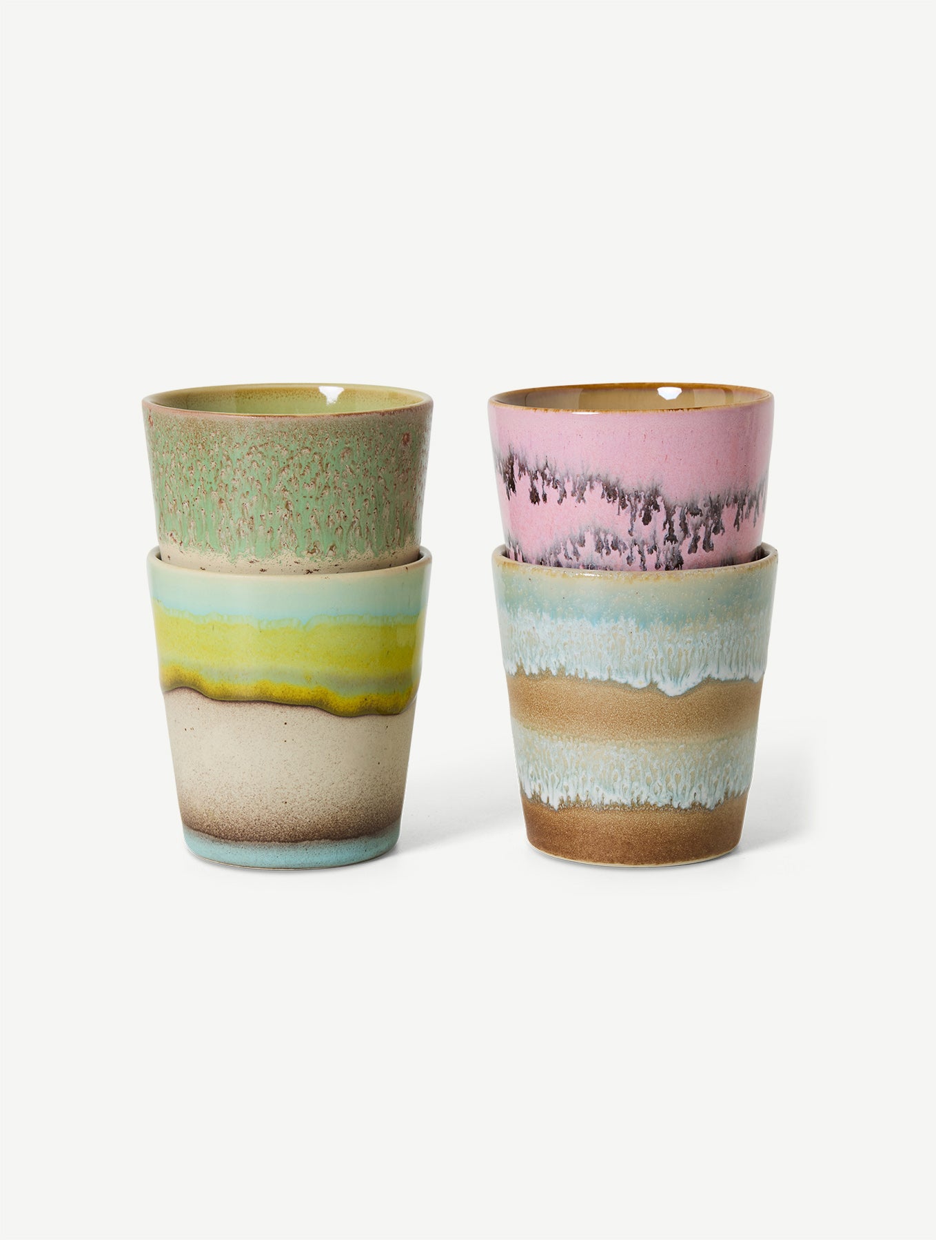 Kaffeebecher 70's - Keramik - Serie "Pop Art"