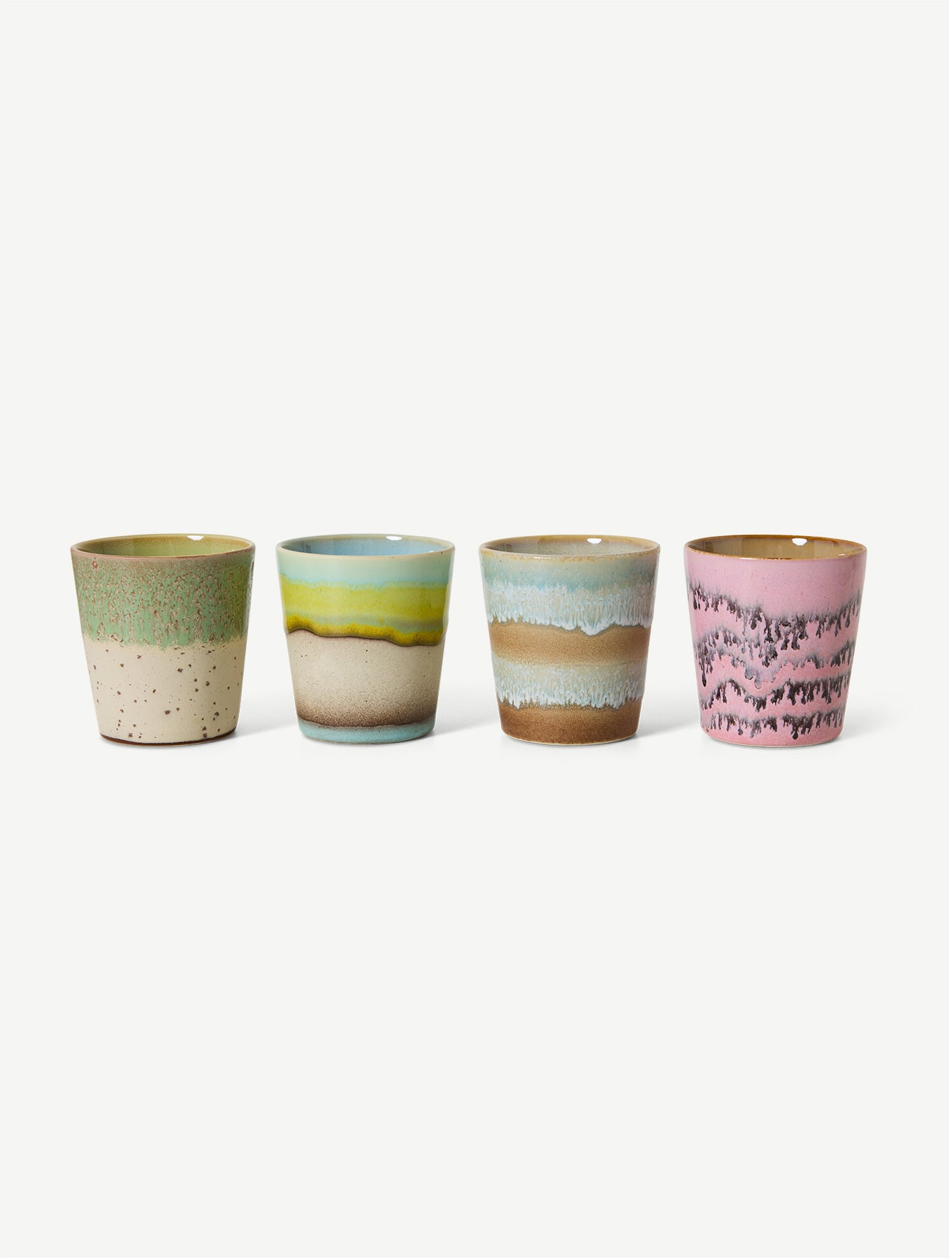 Kaffeebecher 70's - Keramik - Serie "Pop Art"