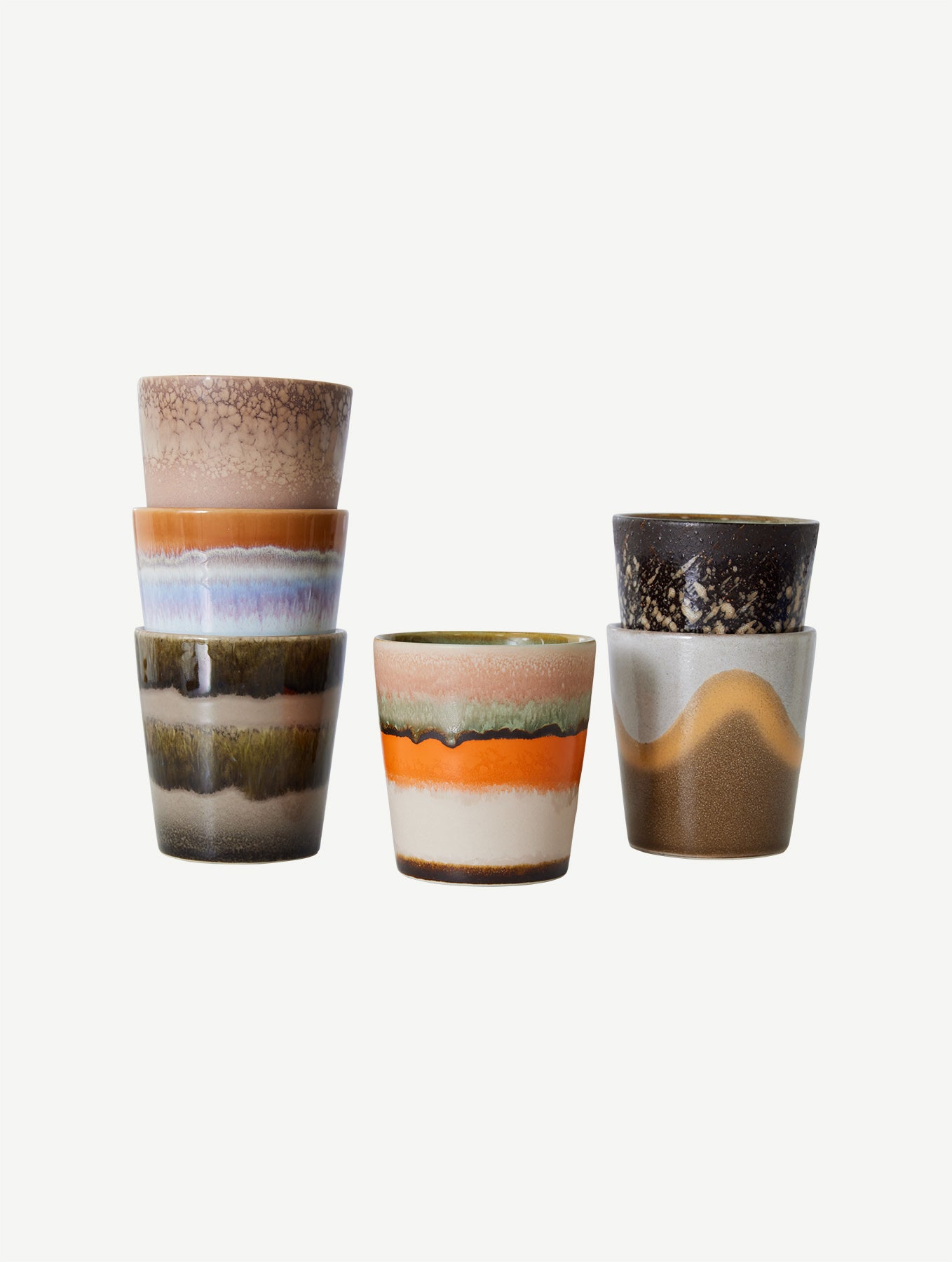 Kaffeebecher 70's - Keramik - Serie "Elements"