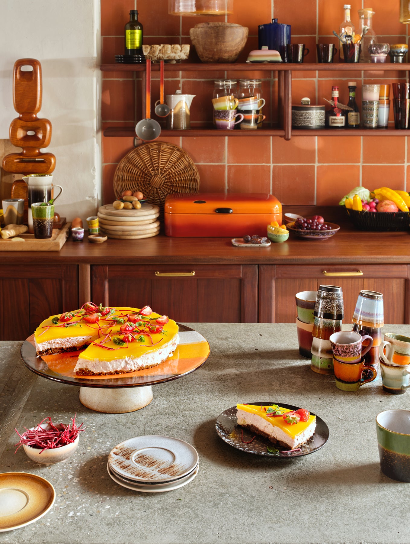 Ristretto Becher 70's - Keramik - Serie "Solar"