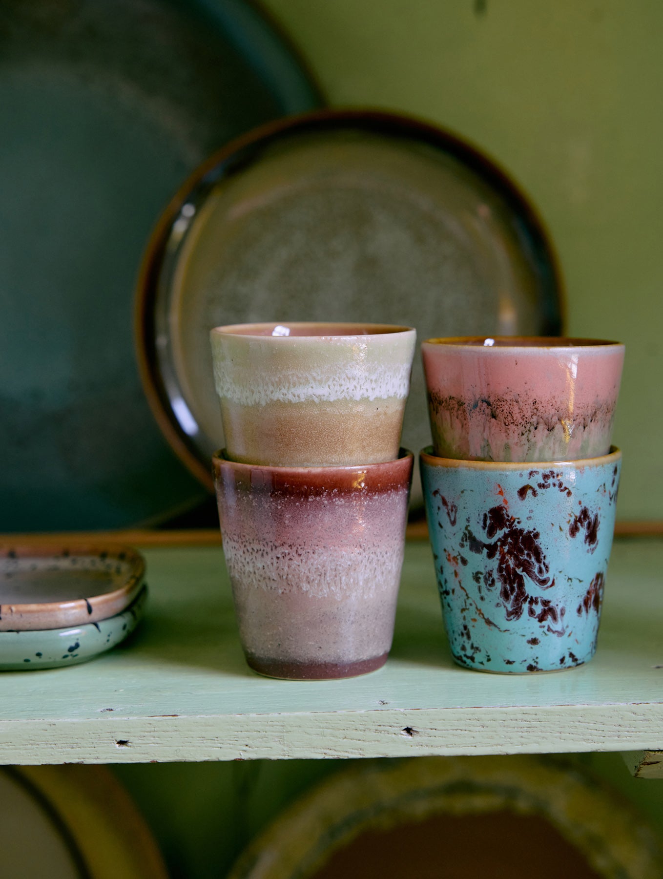 Ristretto Becher 70's - Keramik - Serie "Futurism"