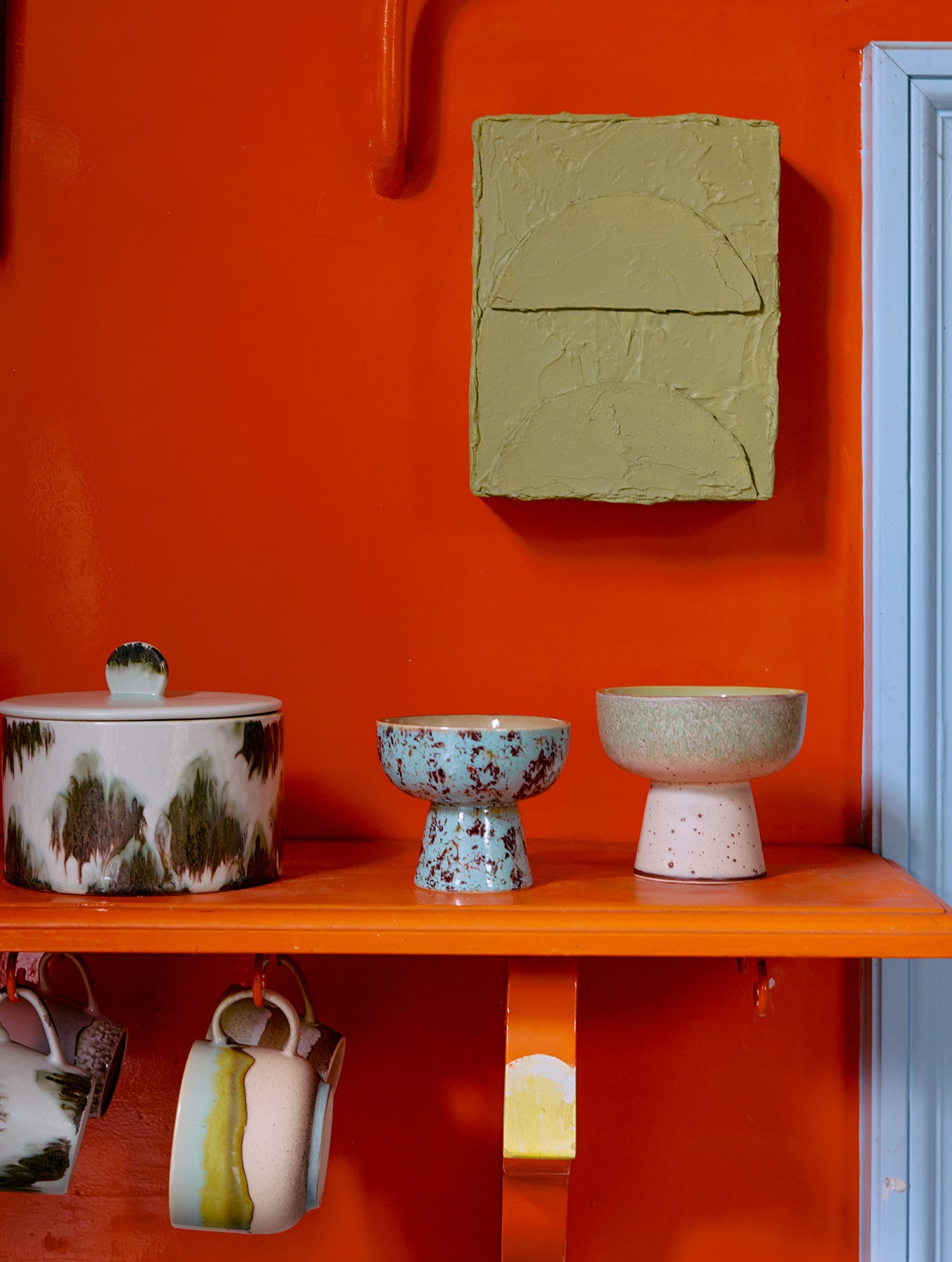 Tapas-Bowl mit Fuß 70's - L - "Slush"