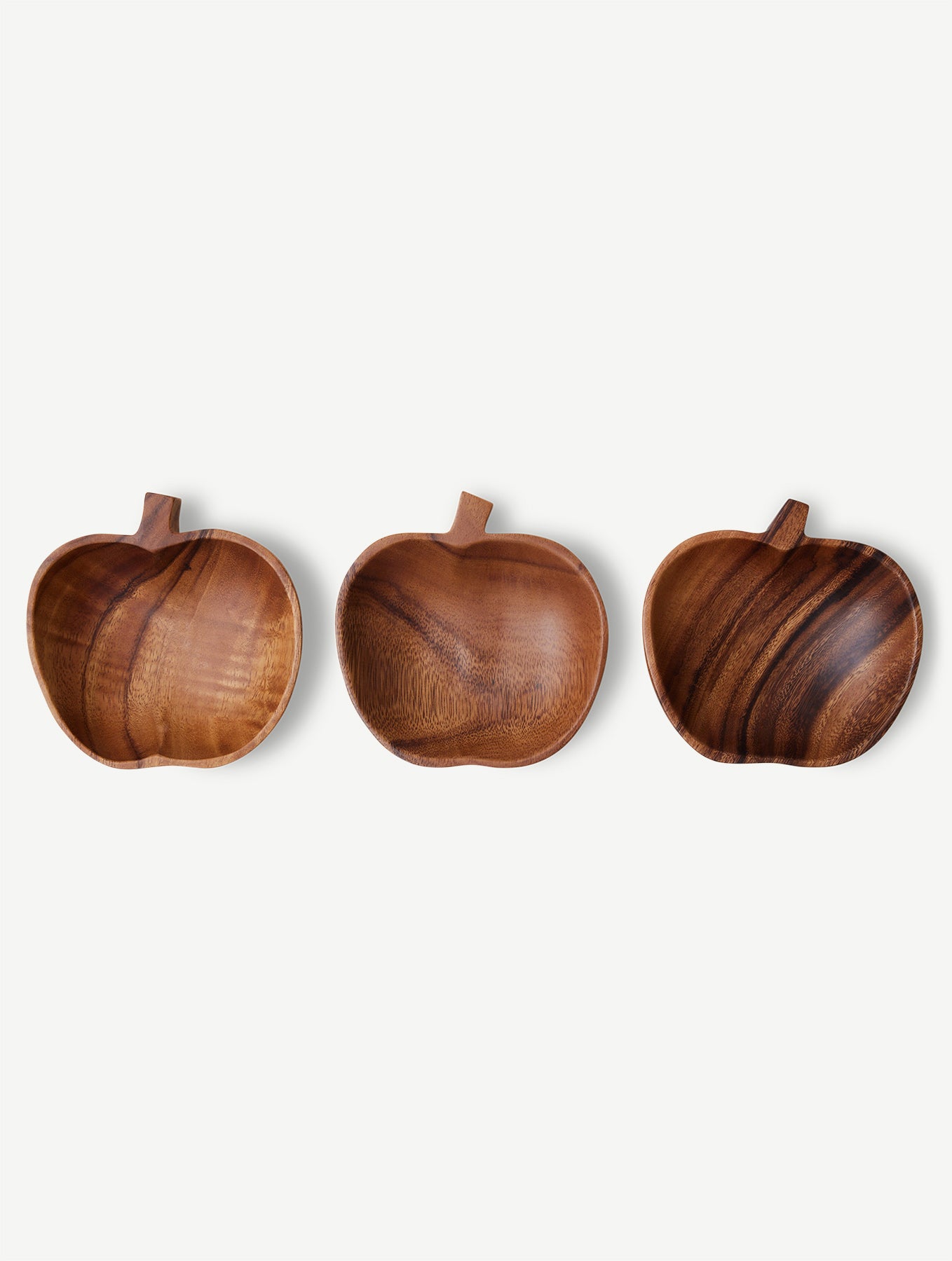 Holz-Bowl - Acacia - "Apple"