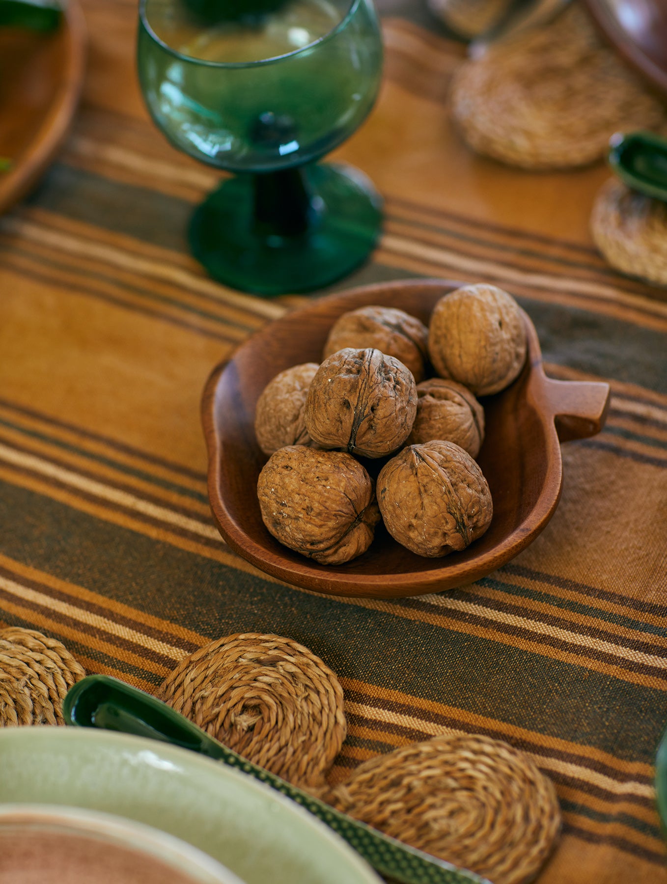 Holz-Bowl - Acacia - "Apple"