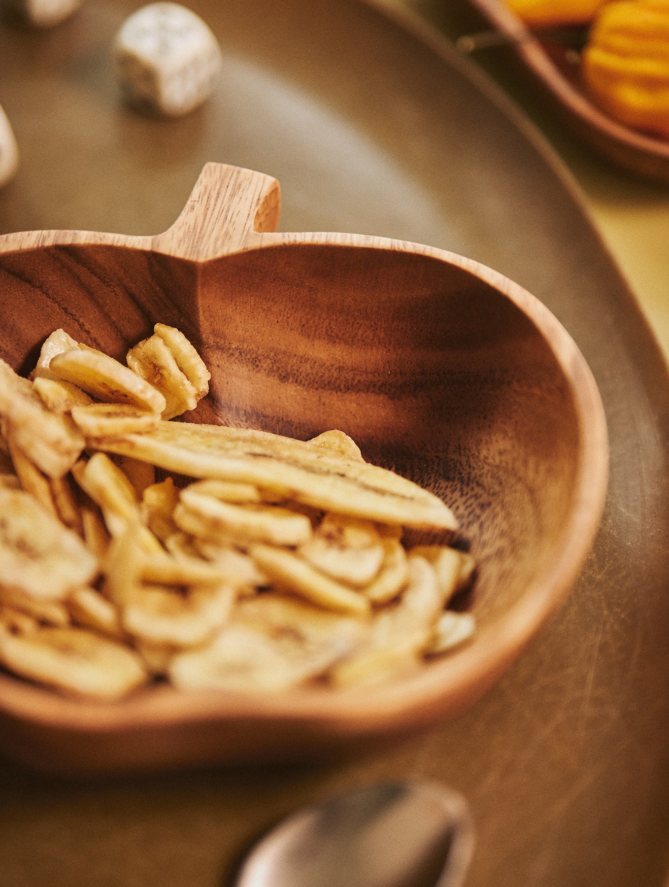 Holz-Bowl - Acacia - "Apple"