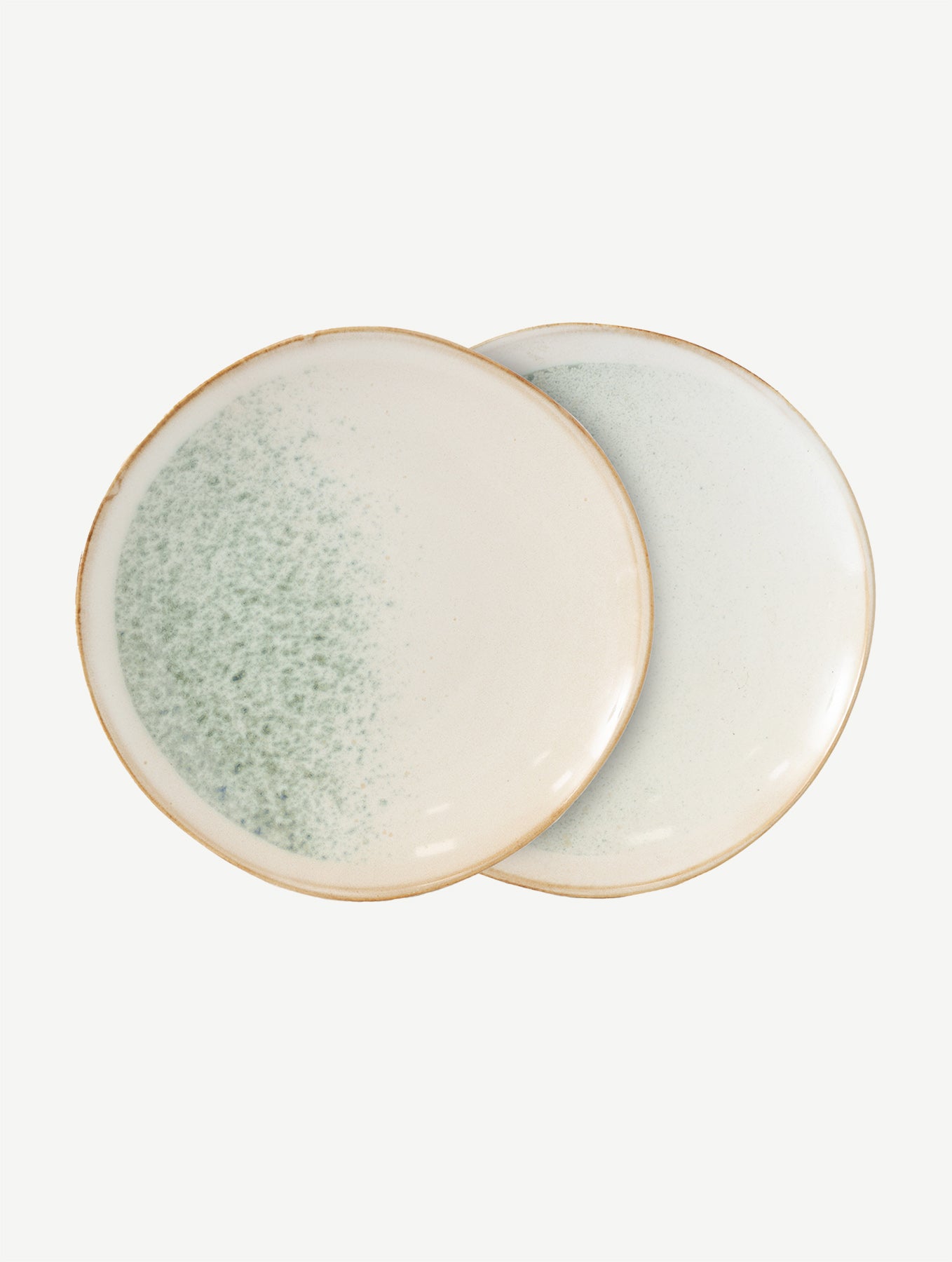 Teller 70's - Keramik - 22 cm - "Mist"