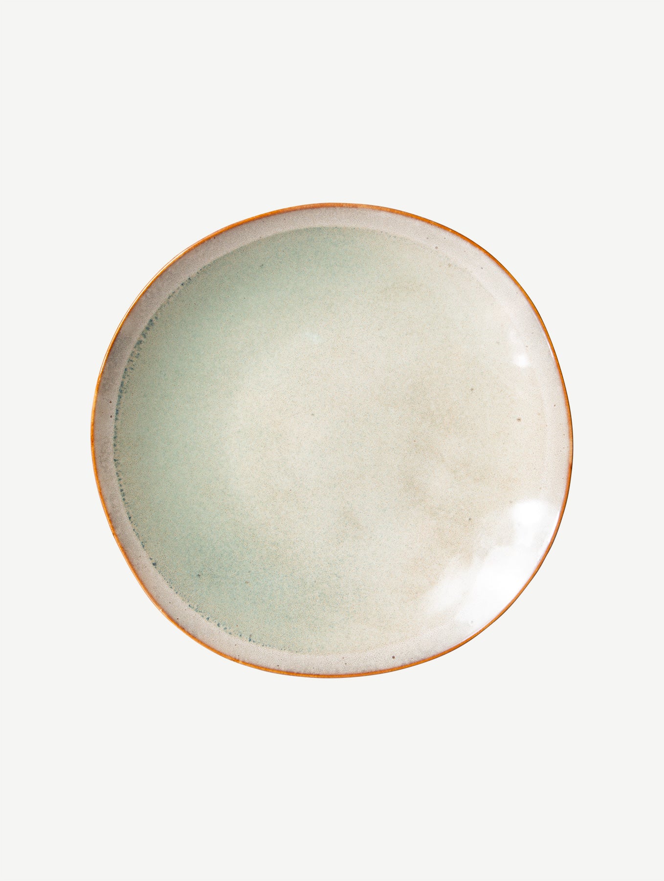 Teller 70's - Keramik - 22 cm - "Mist"