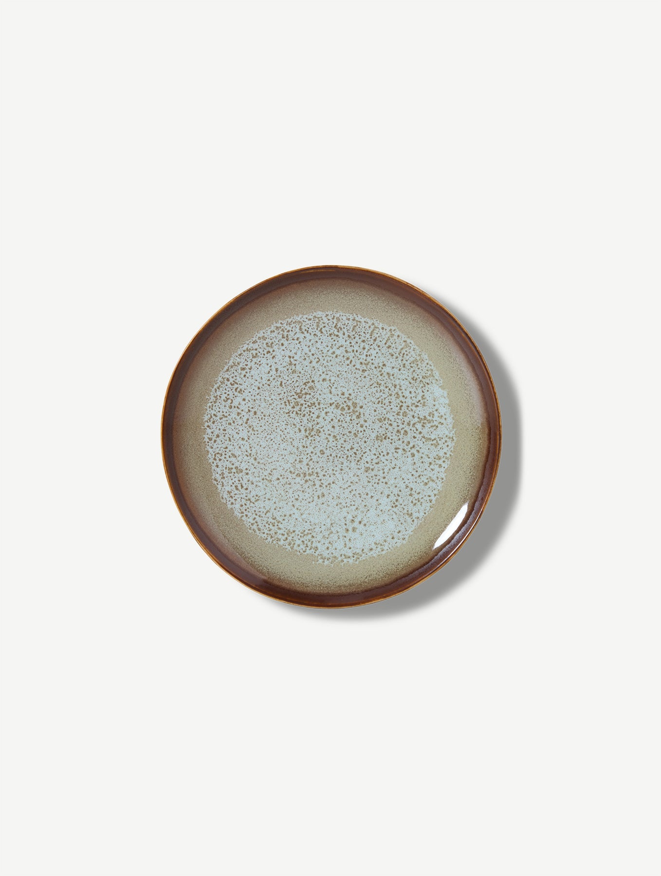 Teller 70's - Keramik - 17,5 cm - "Contrast"