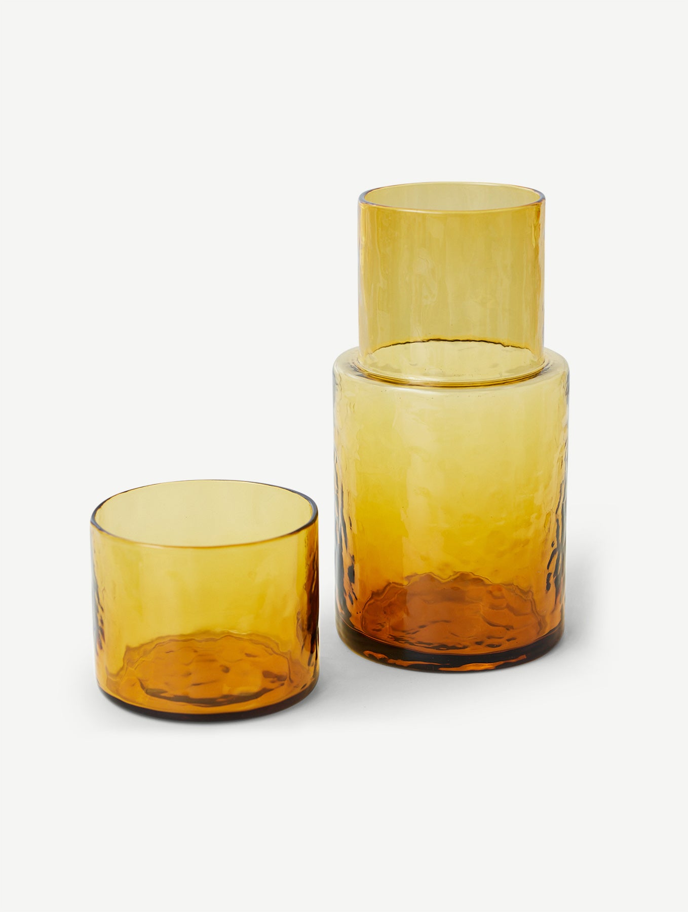 "Tube" Trinkglas - Amber