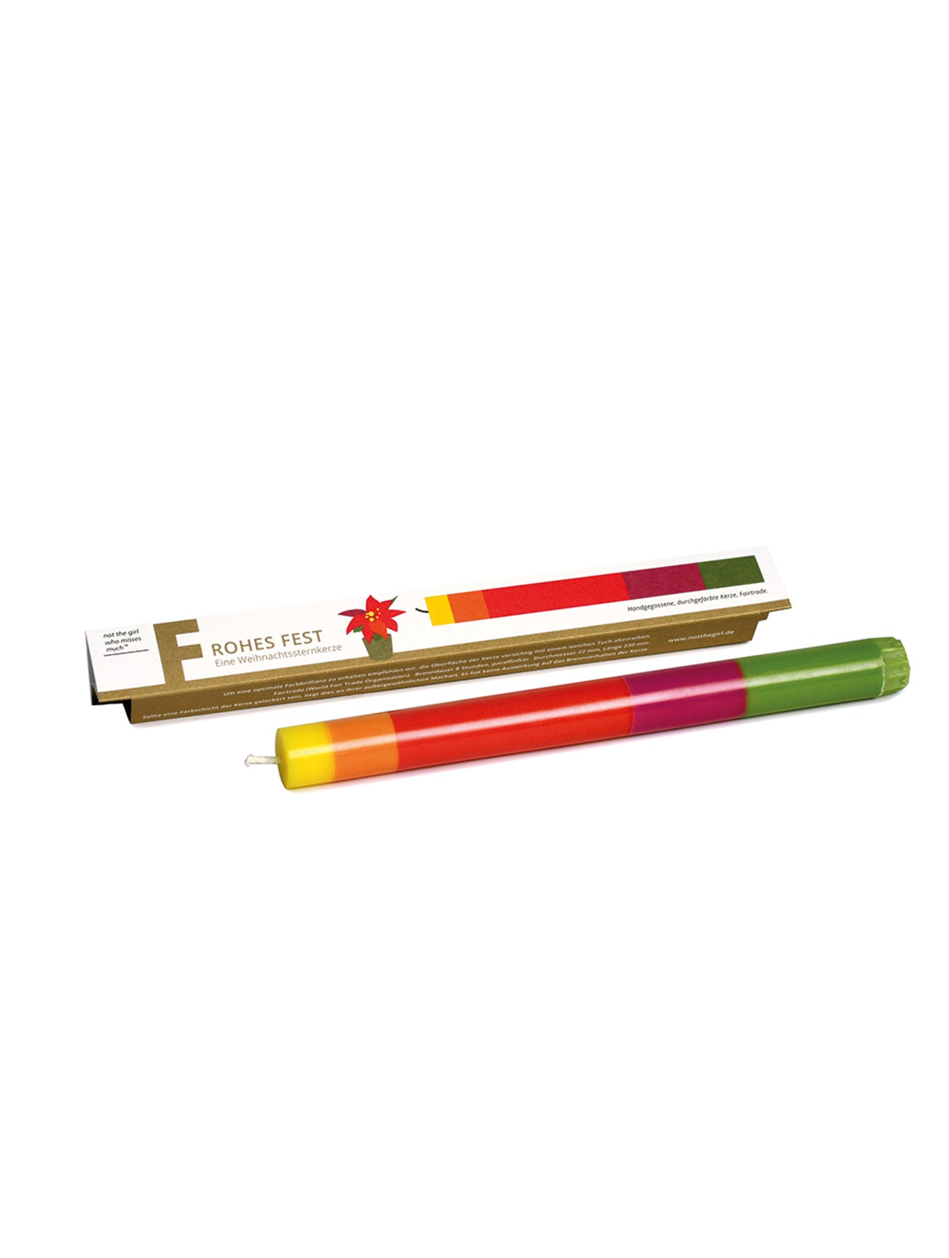 Stabkerze "Weihnachtsstern"