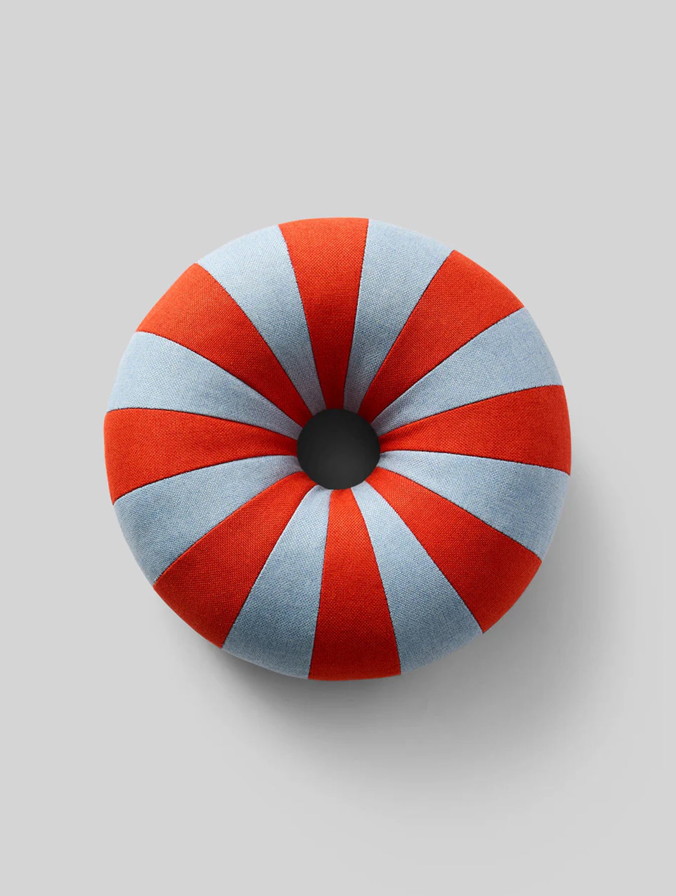 Rundes Kissen "Float" - Blue/Red