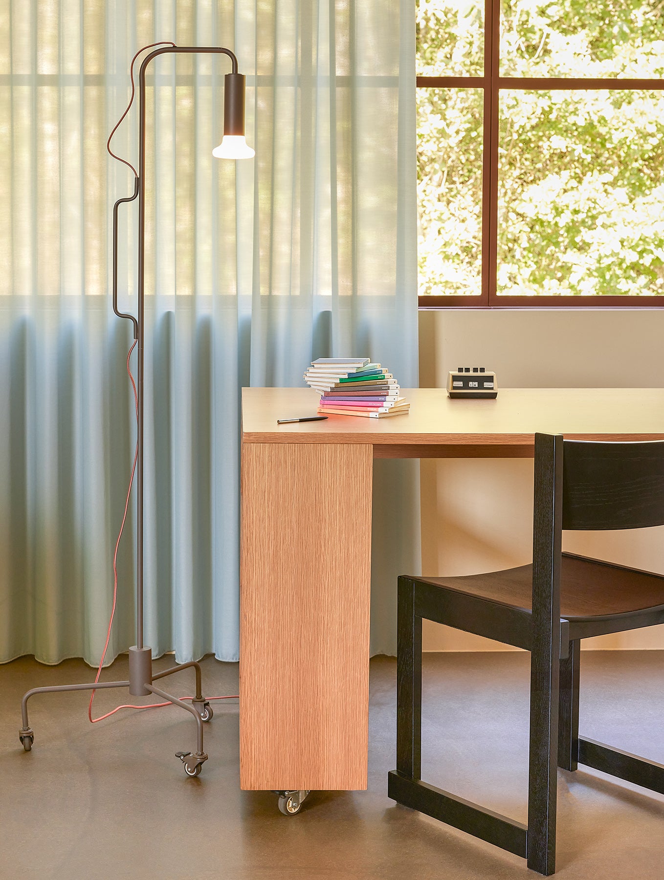 "Ido" Stehlampe - Braun