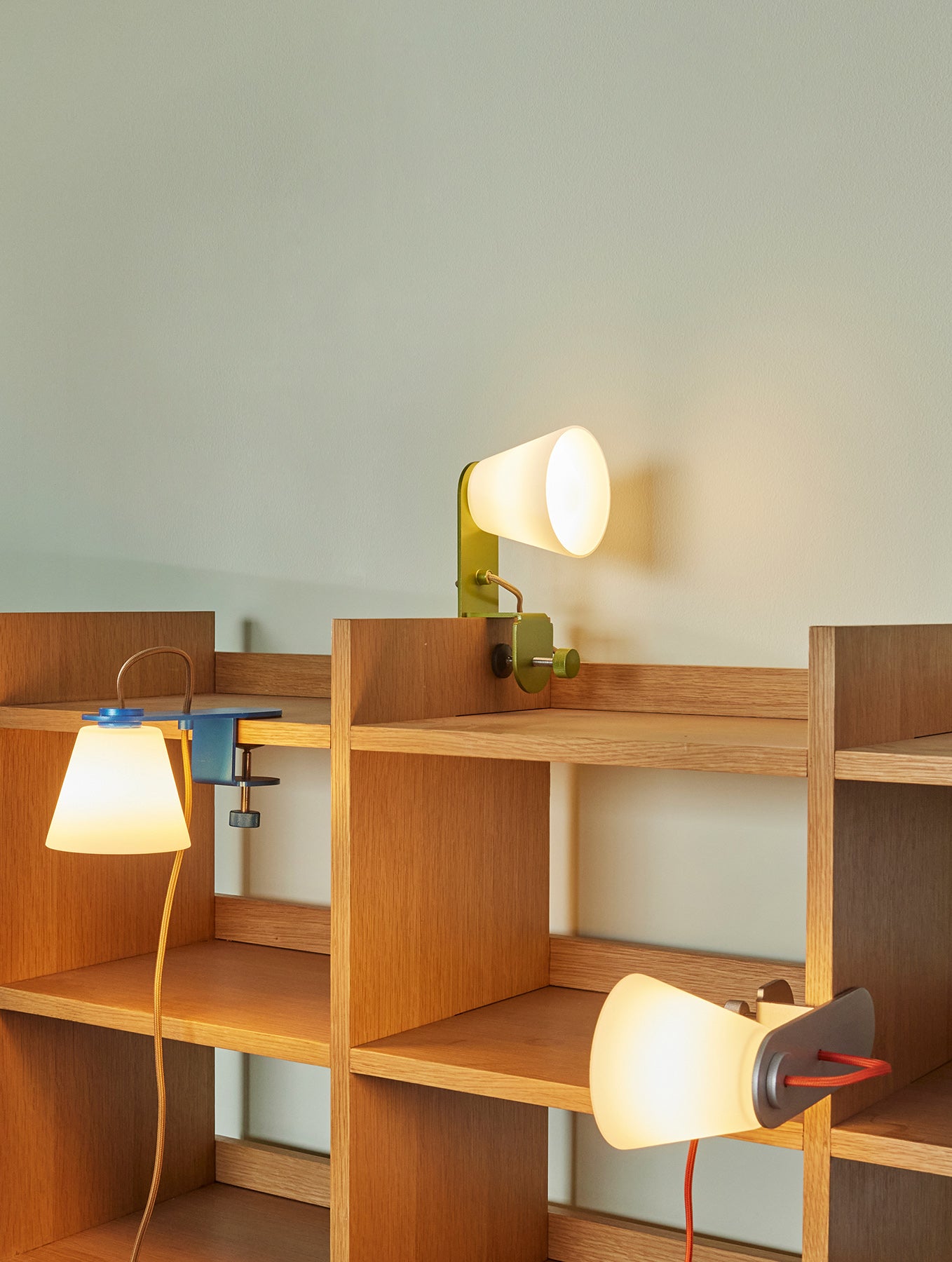 "Lure" Wandleuchte - Metallic-Grün