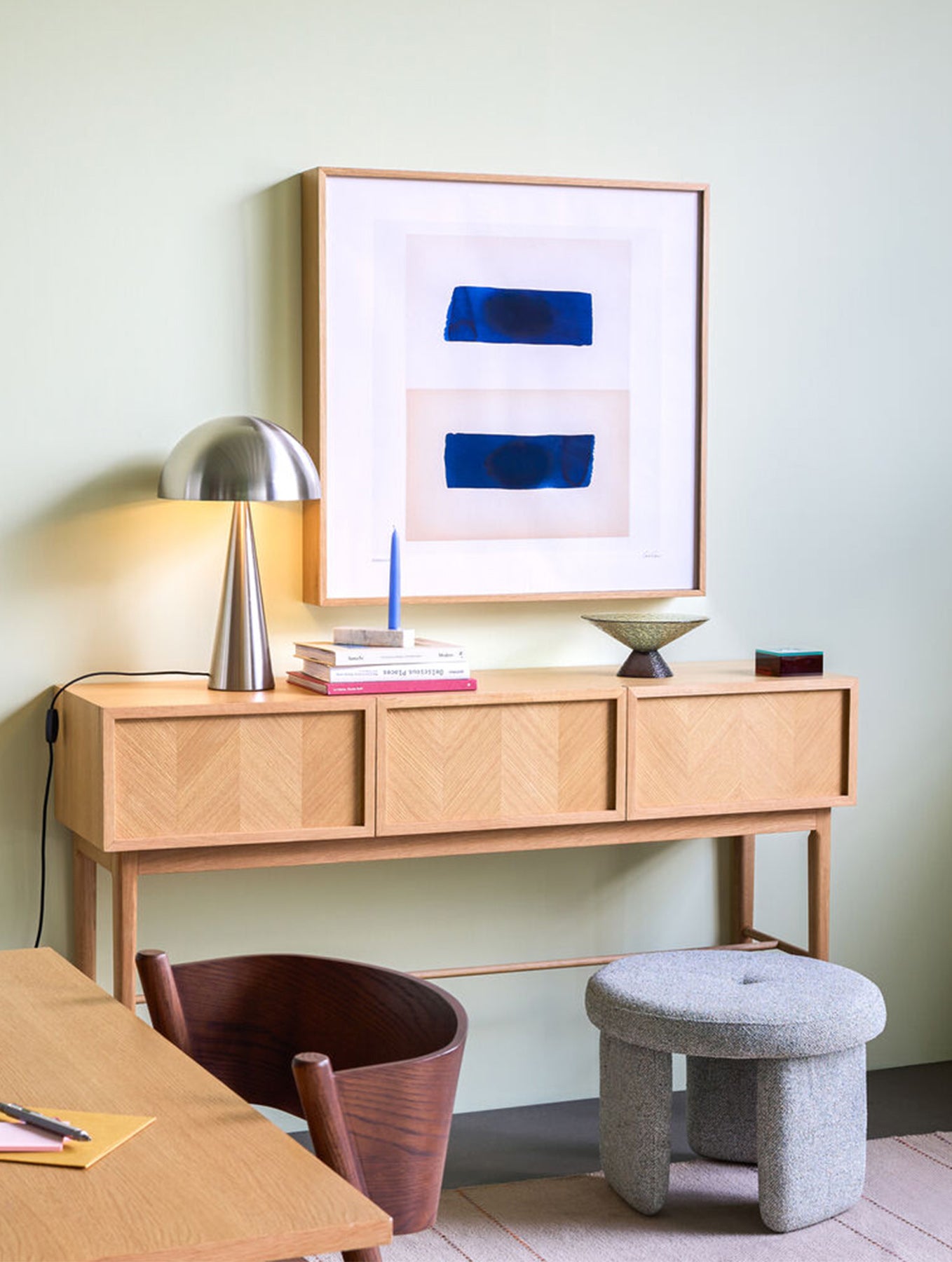 "Mush" Tischlampe Tall - Nickel