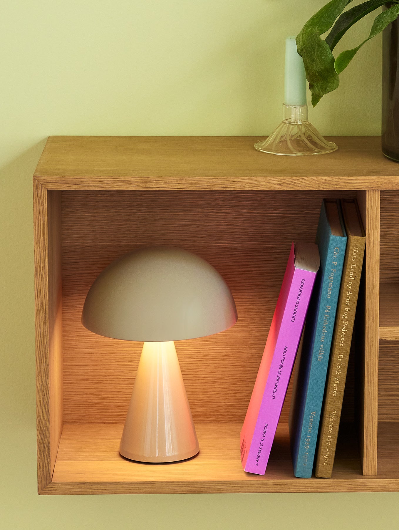 "Mush" Tragbare Lampe - Hell-Sandfarben