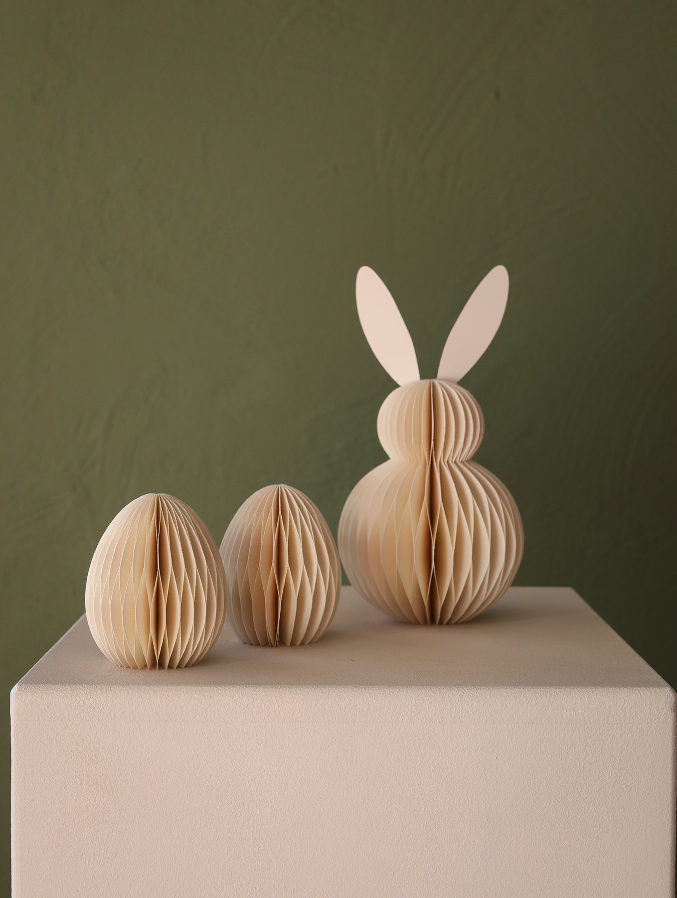 Osterei aus Papier - 8 cm - 2-er Set