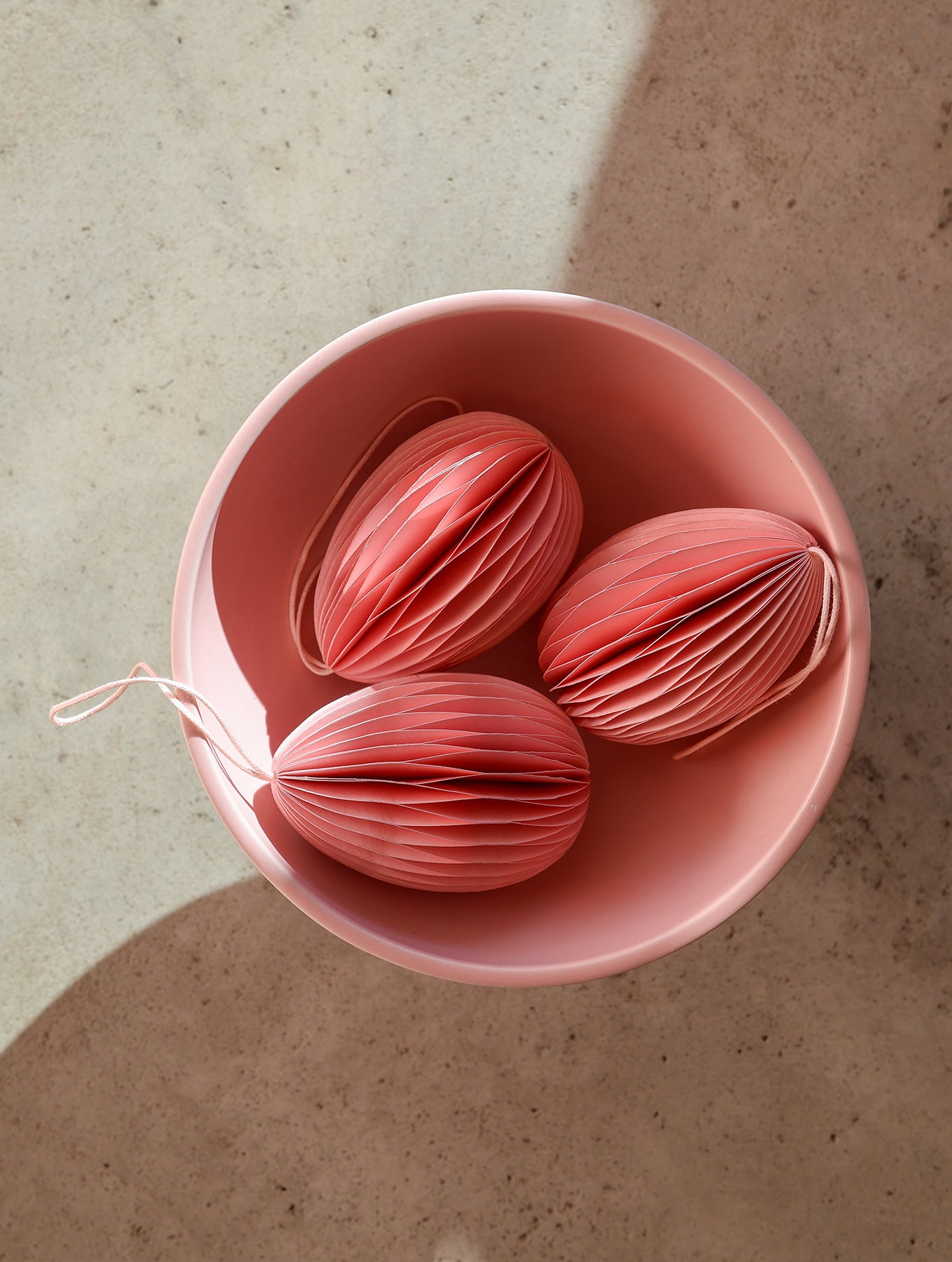 Osteranhänger aus Papier - 3-er Set