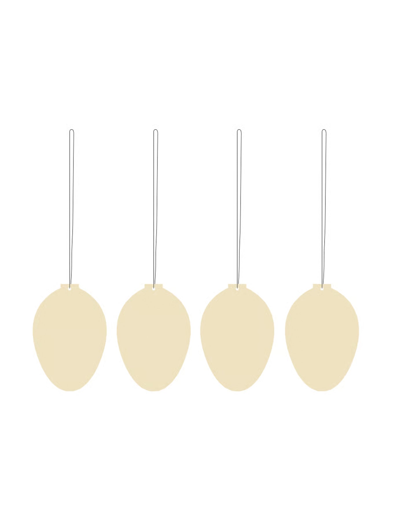 Osteranhänger - 4-er Set