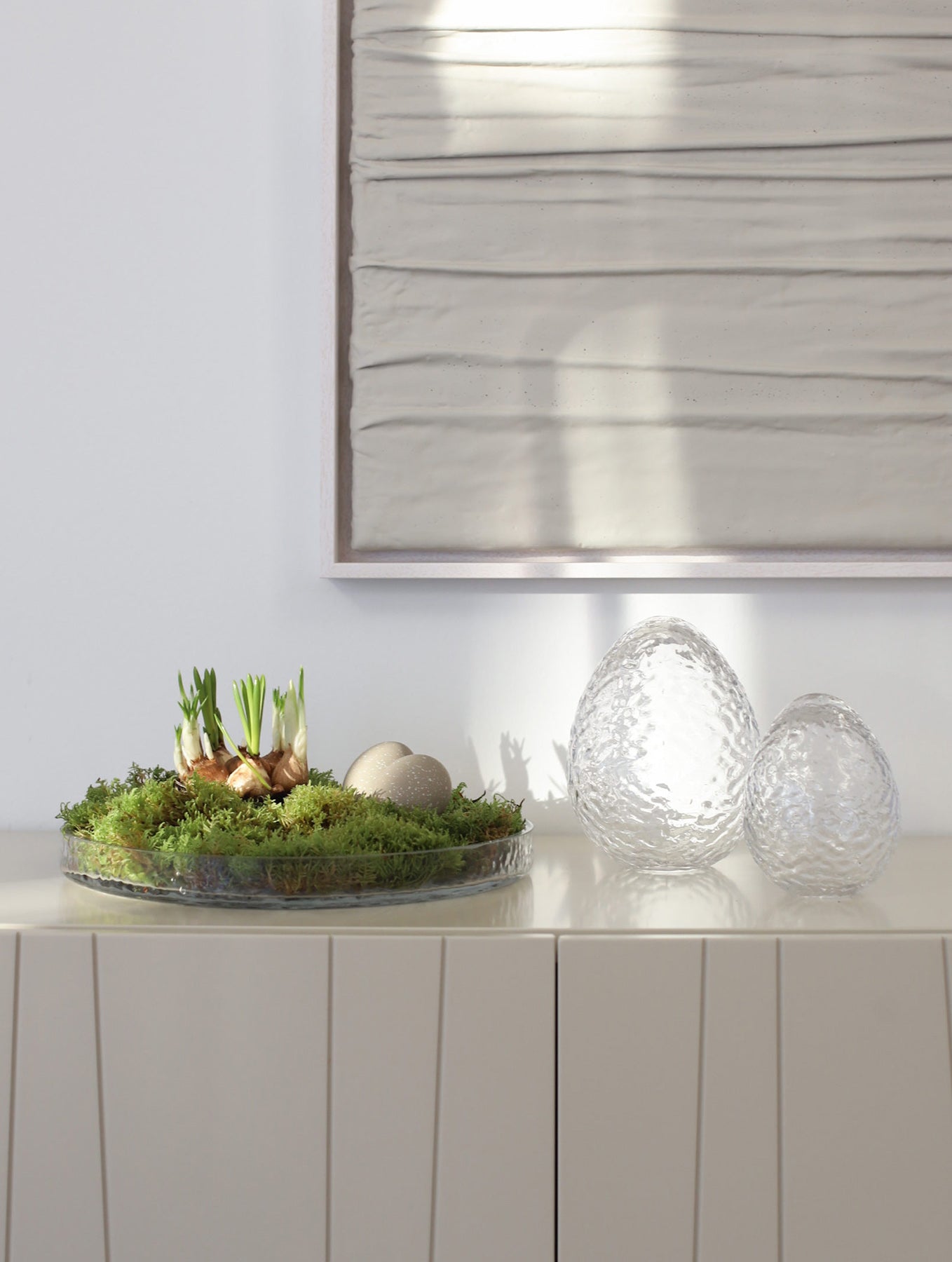 "Gry" Standing Egg - Clear