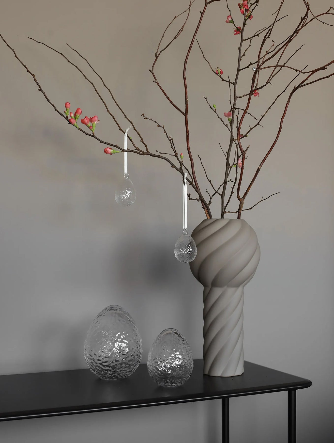 "Gry" Standing Egg - Clear