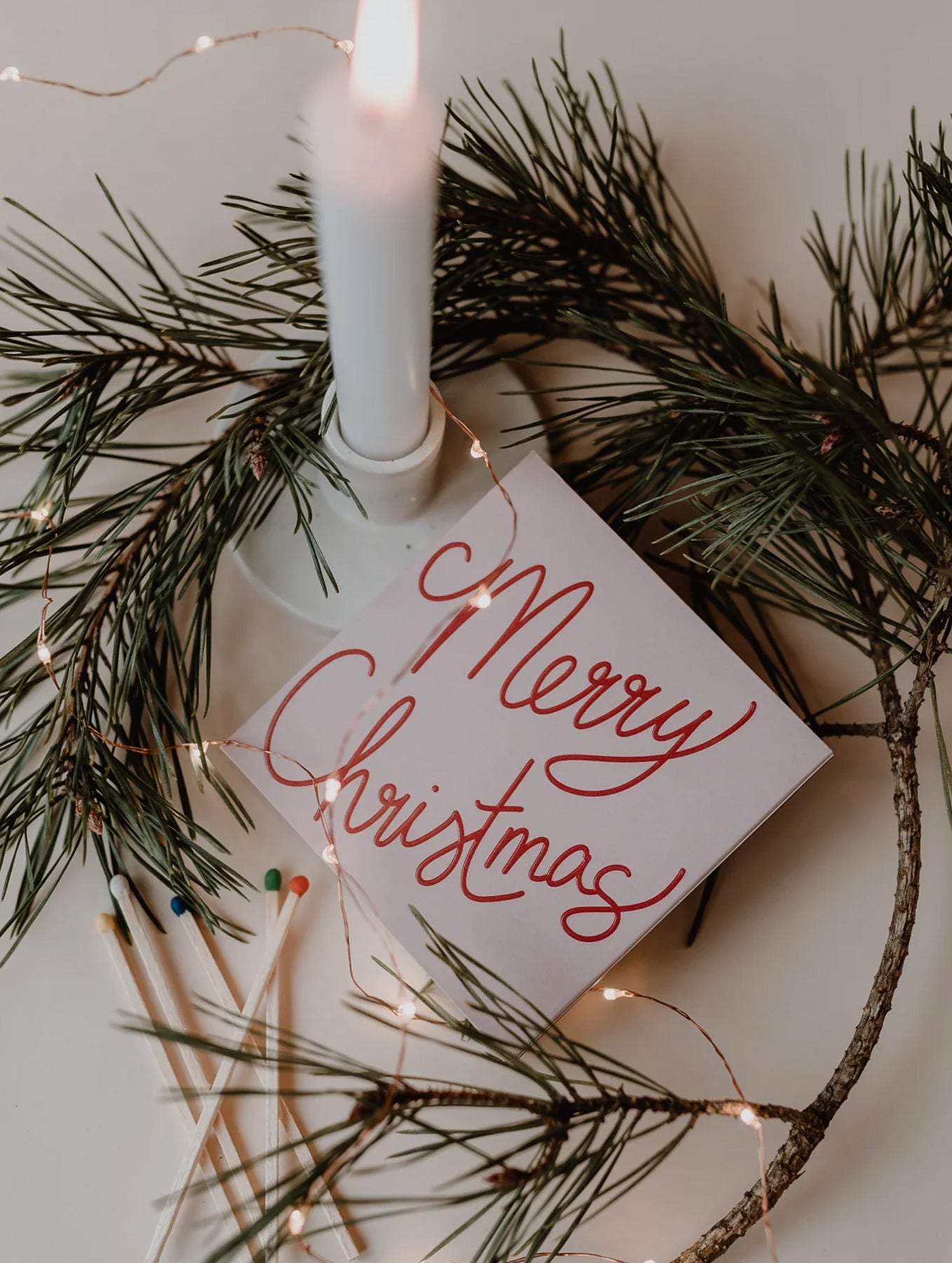 Maxi Streichhölzer "Merry Christmas"