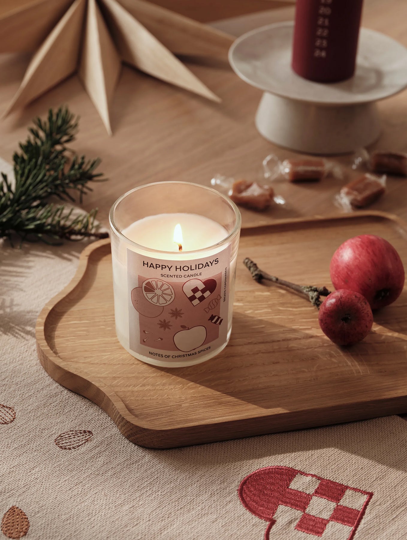 Duftkerze "Happy Holidays"