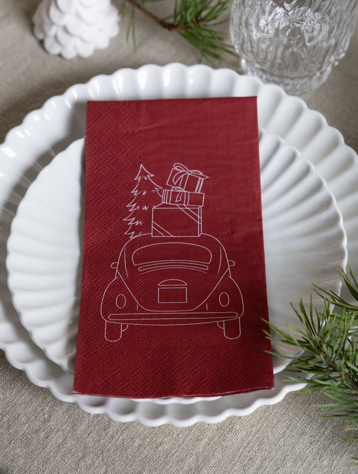 Papierservietten Weihnachtsmotiv