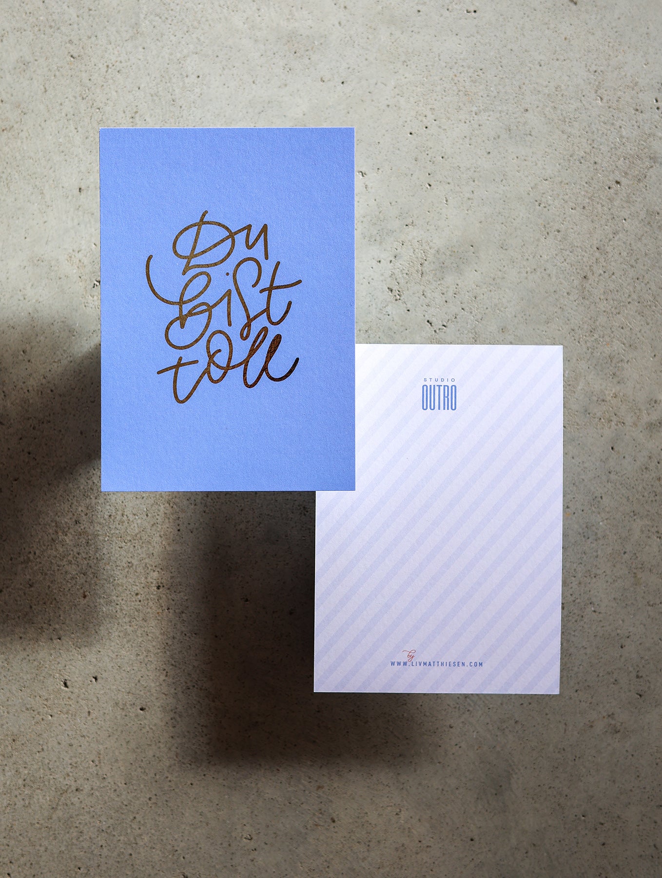 Postkarte "Du bist toll" - Studio Outro x Liv Matthiesen