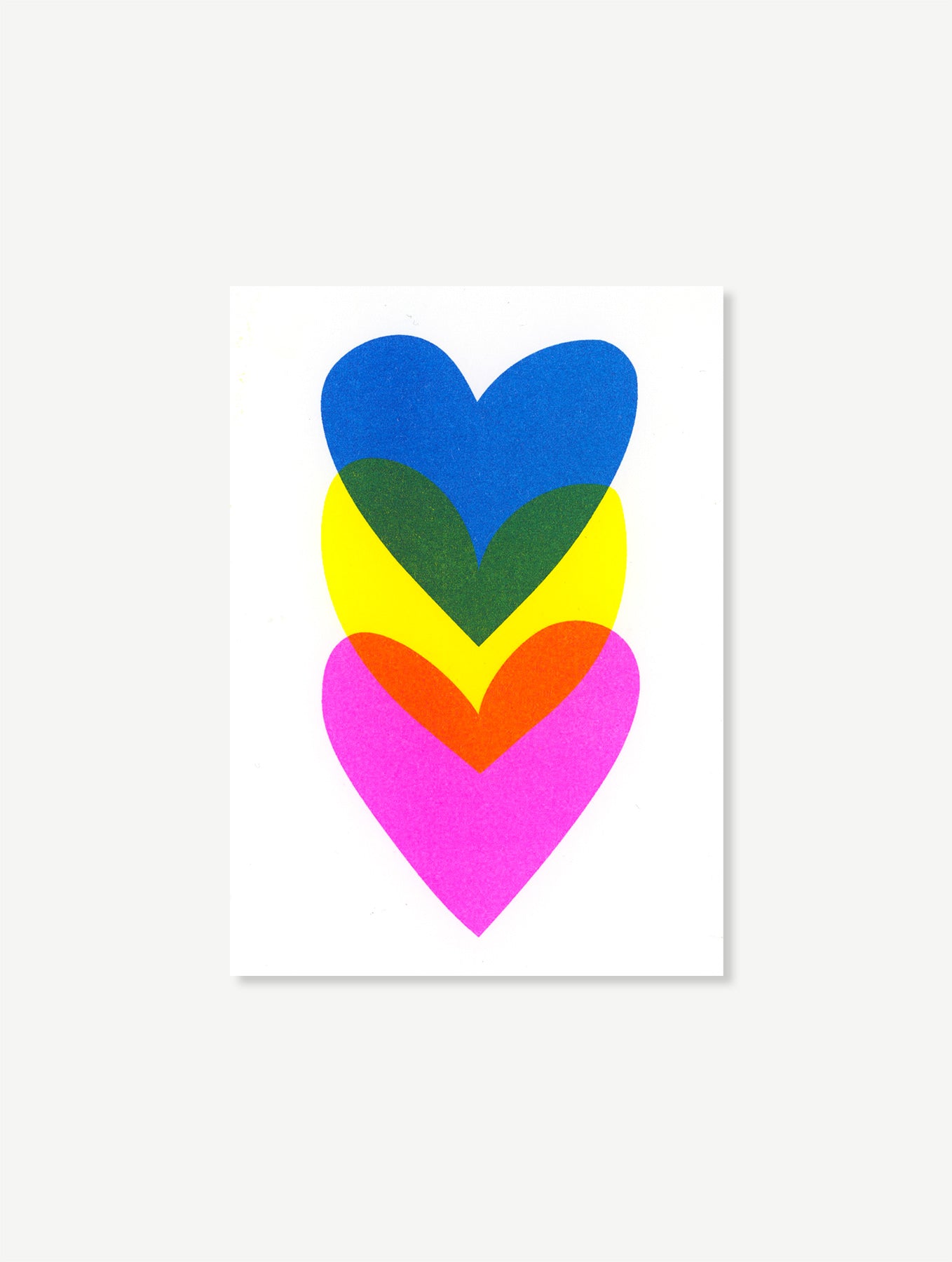 Postkarte "Herzen"