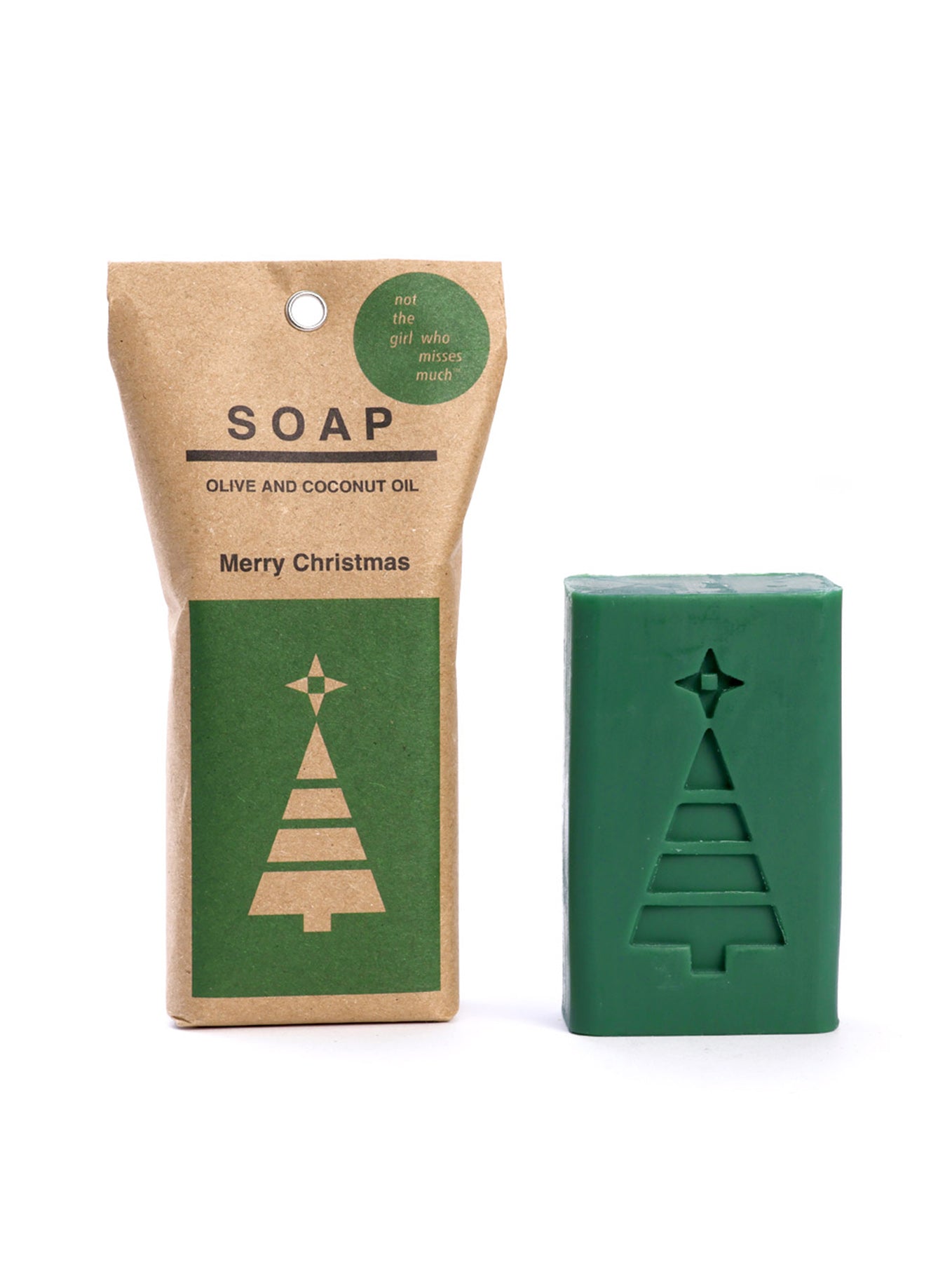 Seife mit Weihnachtsbotschaft