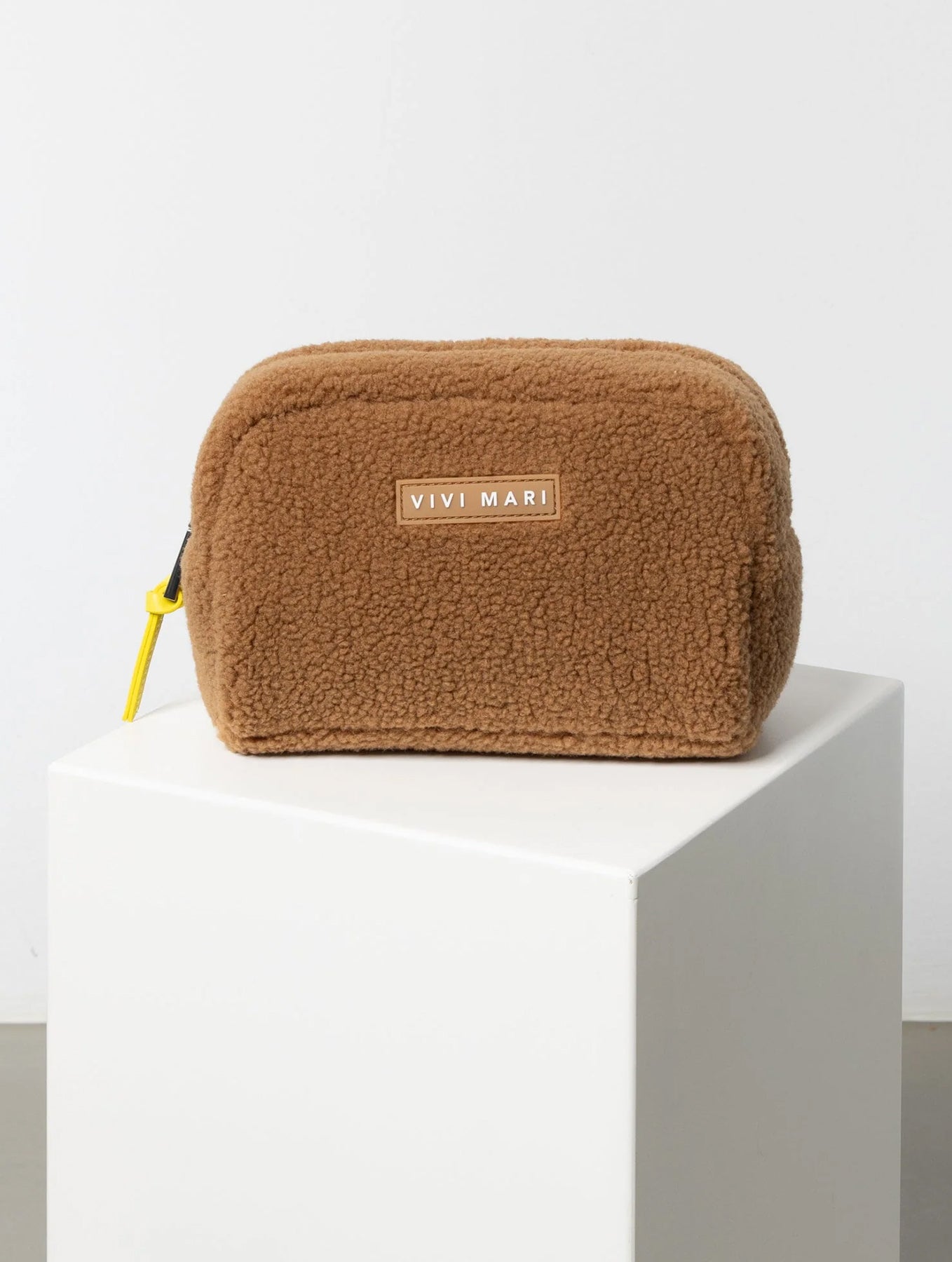 Teddy Kosmetiktasche Small - Caramel