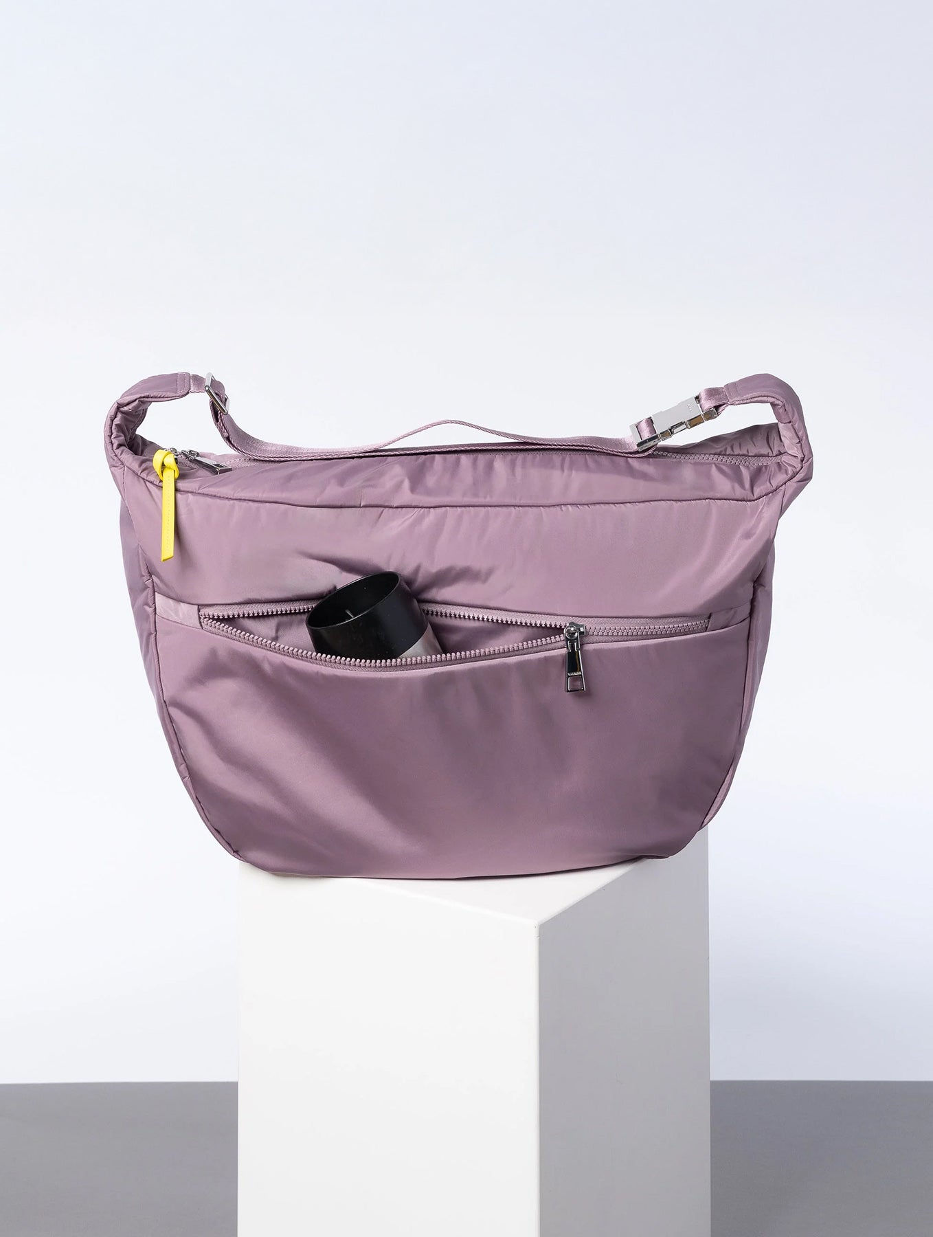 Padded Hip Bag Oversized - Ash Plum